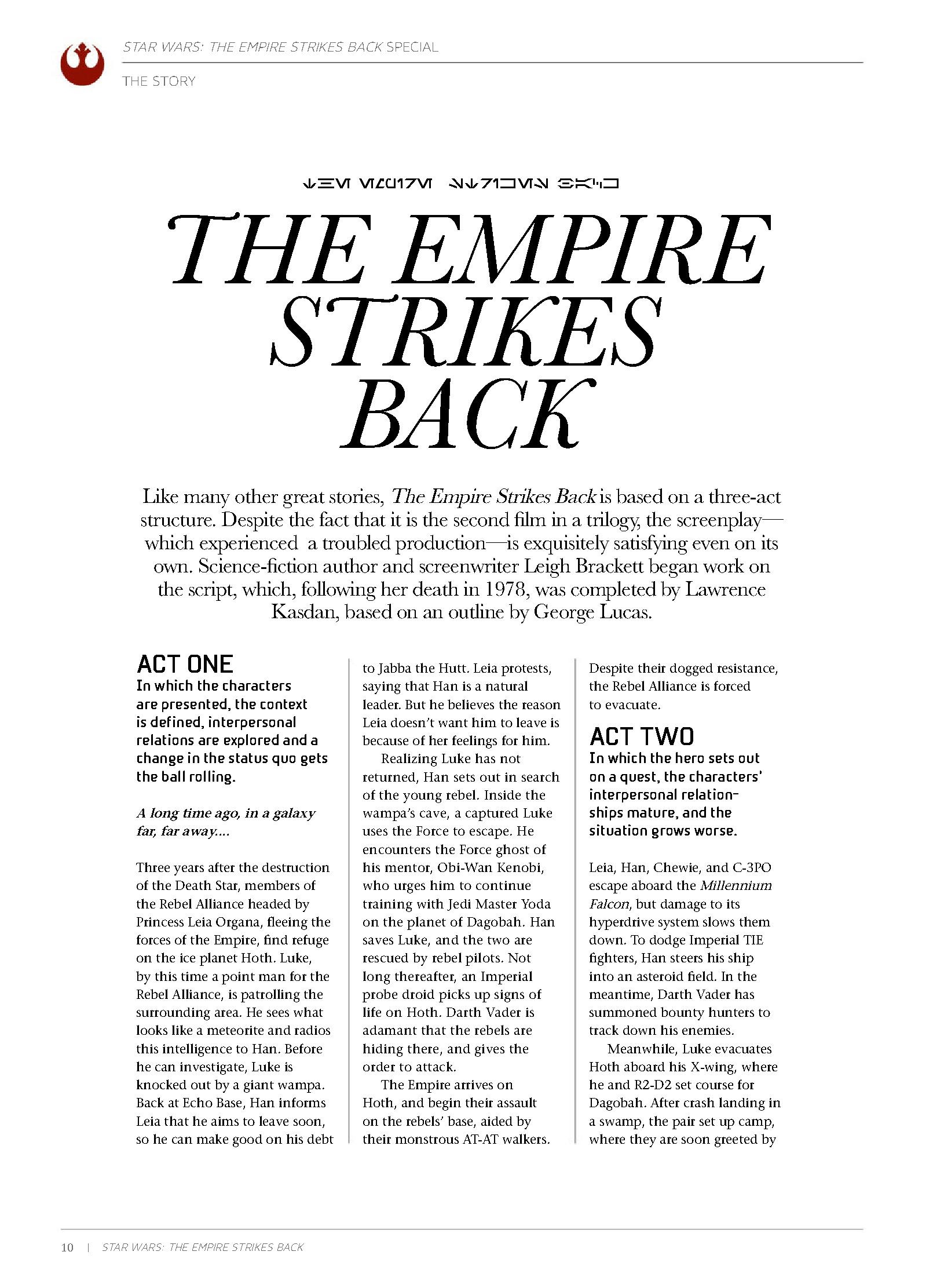 Read online Star Wars: The Empire Strikes Back: 40th Anniversary Special Book comic -  Issue # TPB - 12