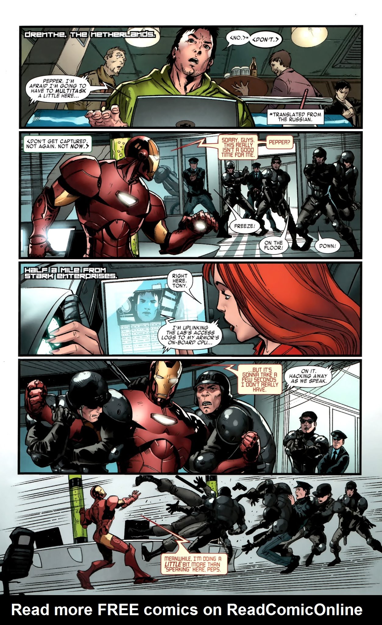 Read online Iron Man vs. Whiplash comic -  Issue #4 - 4