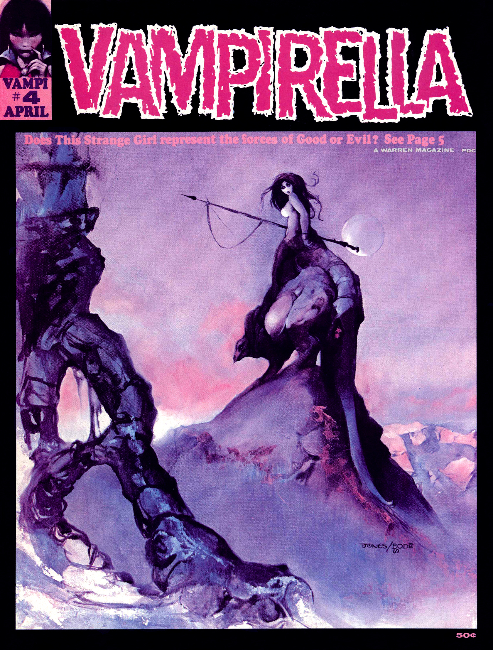 Read online Vampirella (1969) comic -  Issue #4 - 1