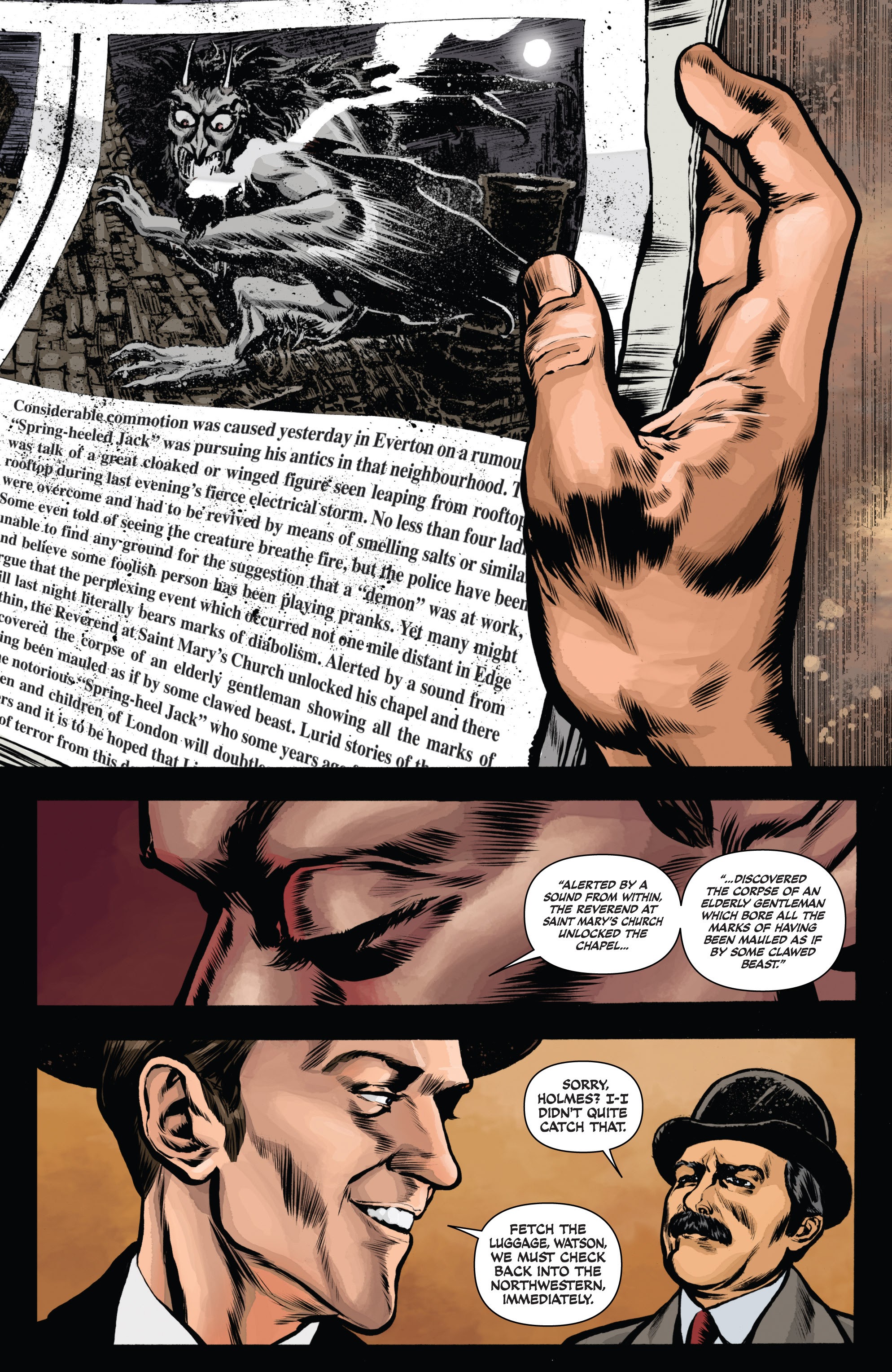Read online Sherlock Holmes: The Liverpool Demon comic -  Issue #2 - 5