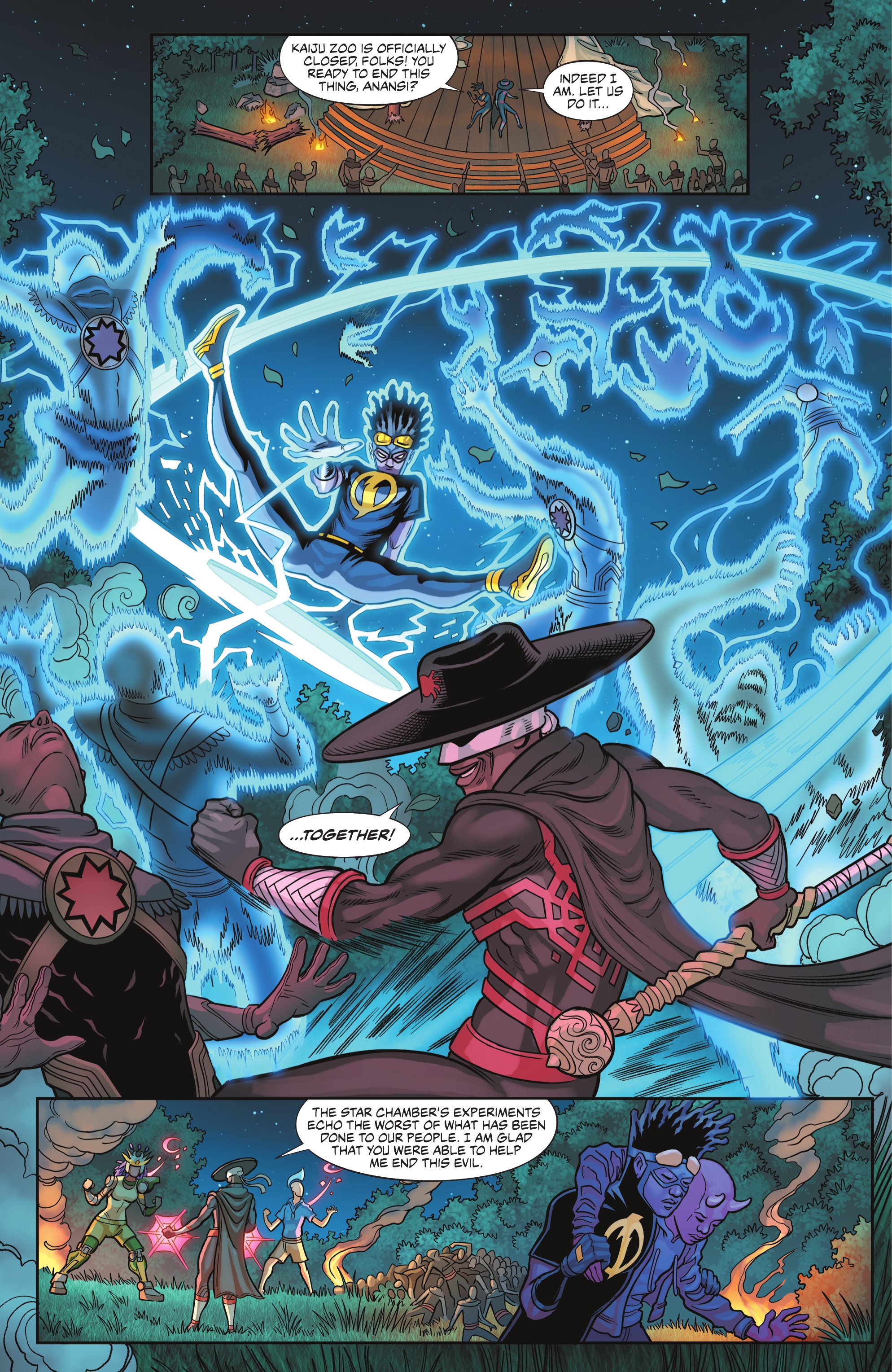 Read online Static Team-Up: Anansi comic -  Issue # Full - 23