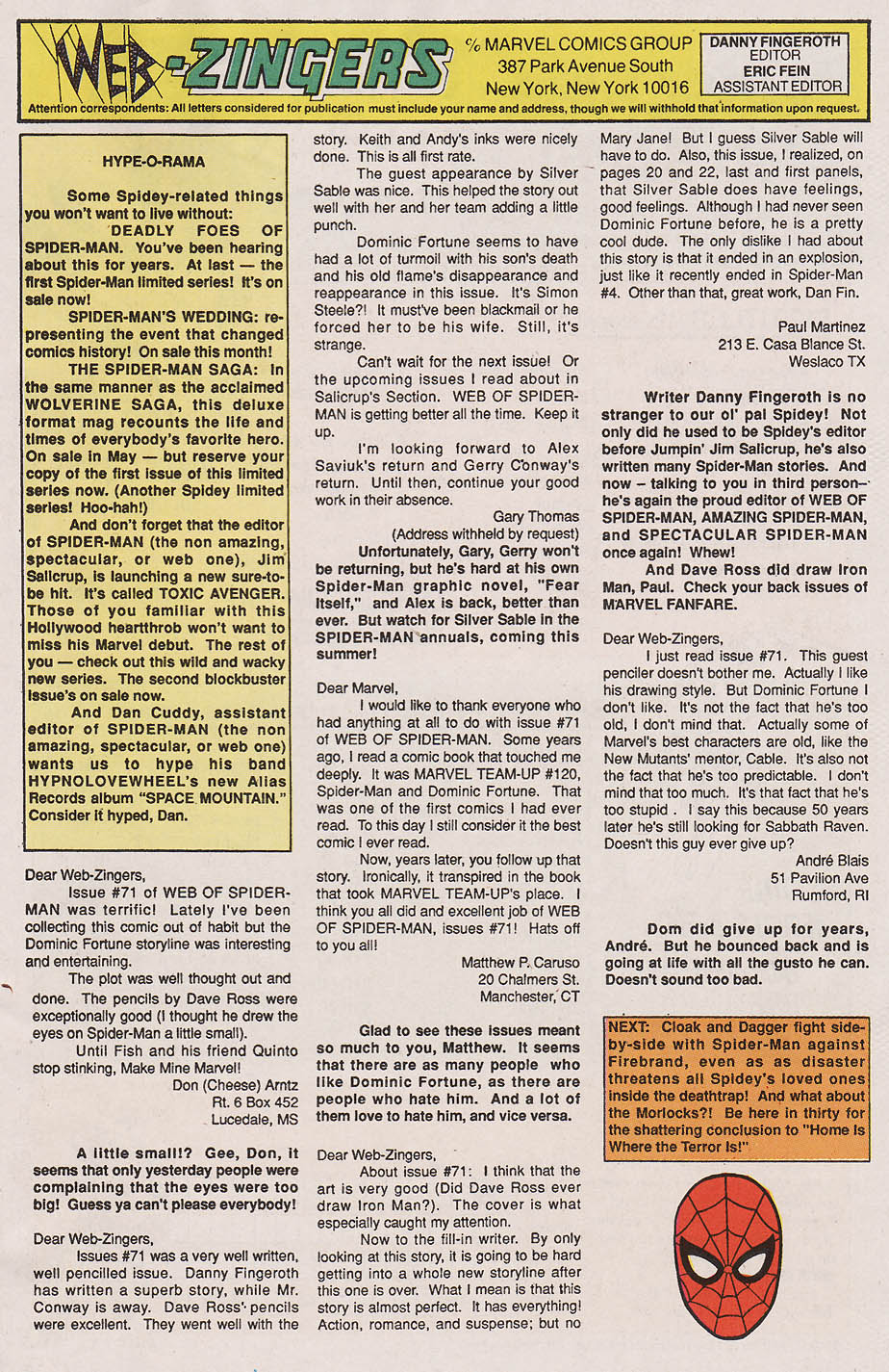 Read online Web of Spider-Man (1985) comic -  Issue #77 - 25