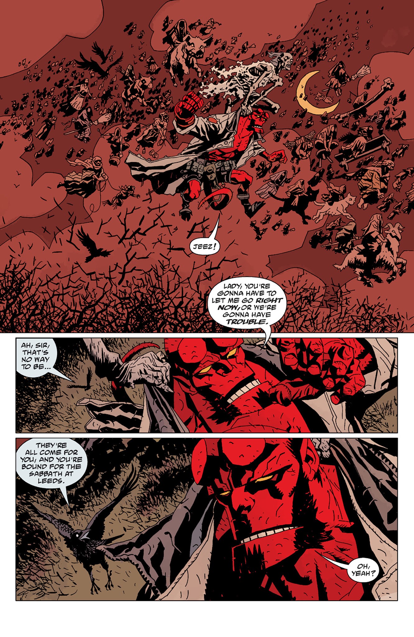 Read online Hellboy: Darkness Calls comic -  Issue # TPB - 43