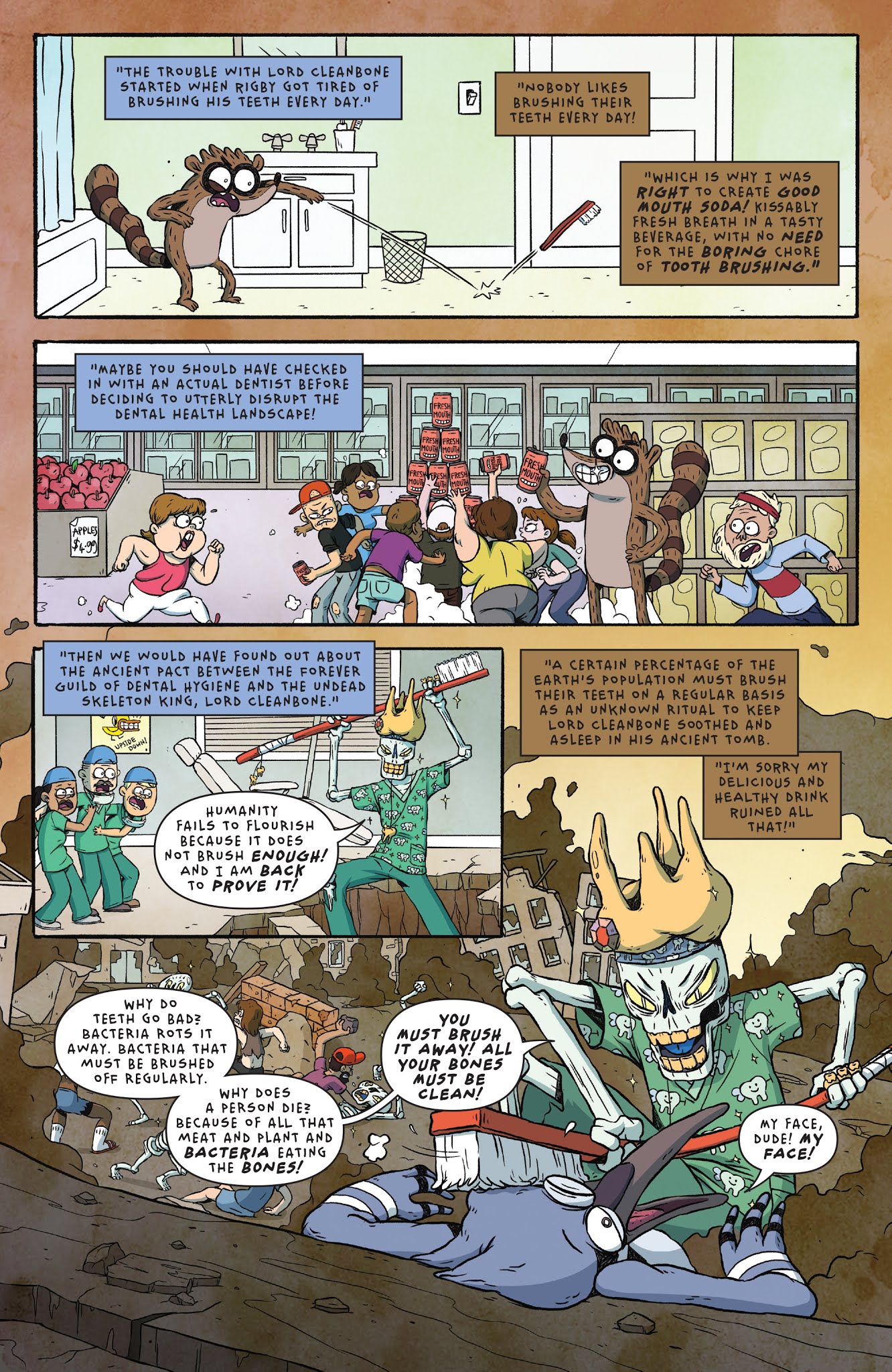 Read online Regular Show: 25 Years Later comic -  Issue #1 - 3
