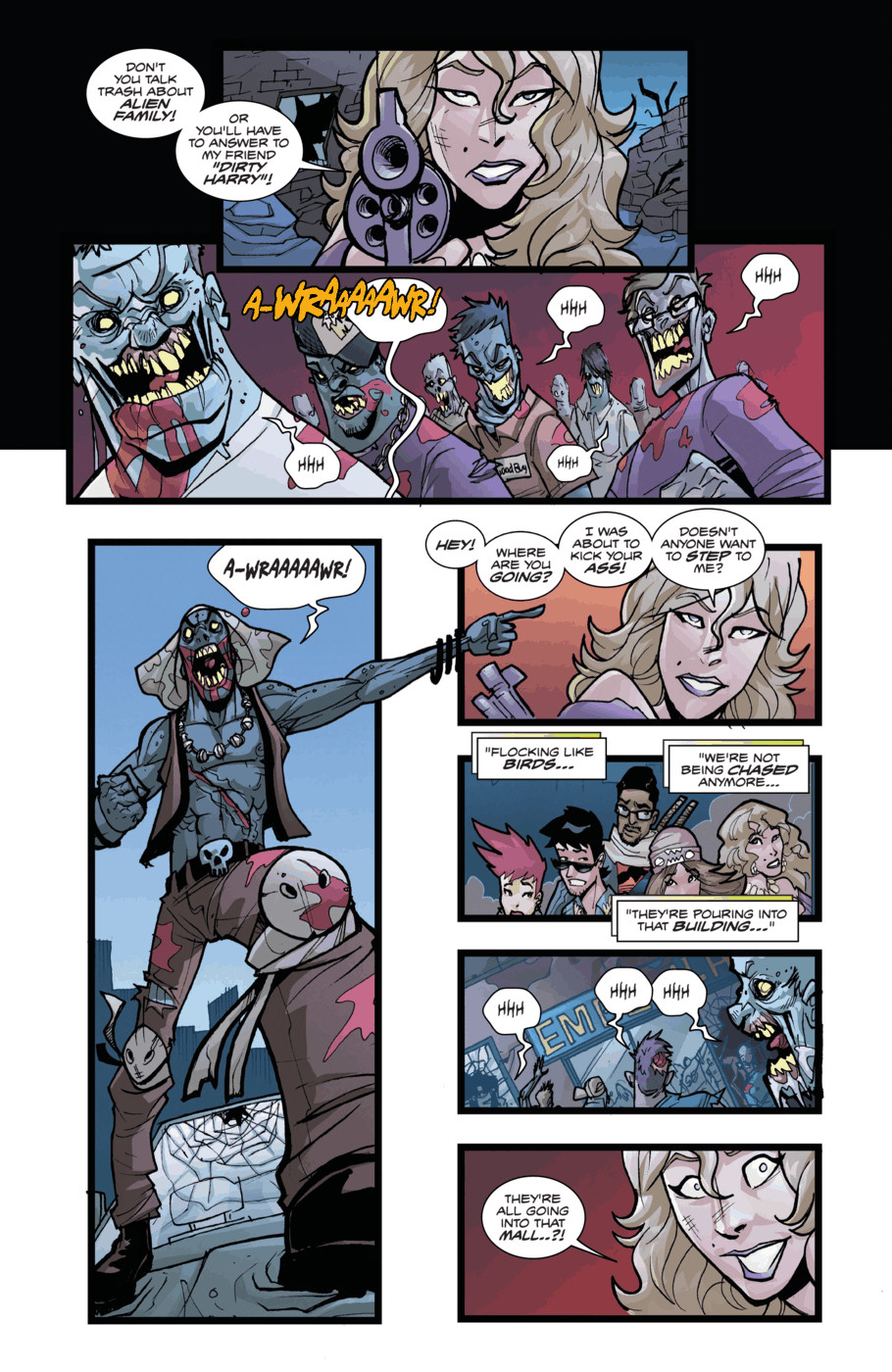Read online Fanboys vs. Zombies comic -  Issue #7 - 24