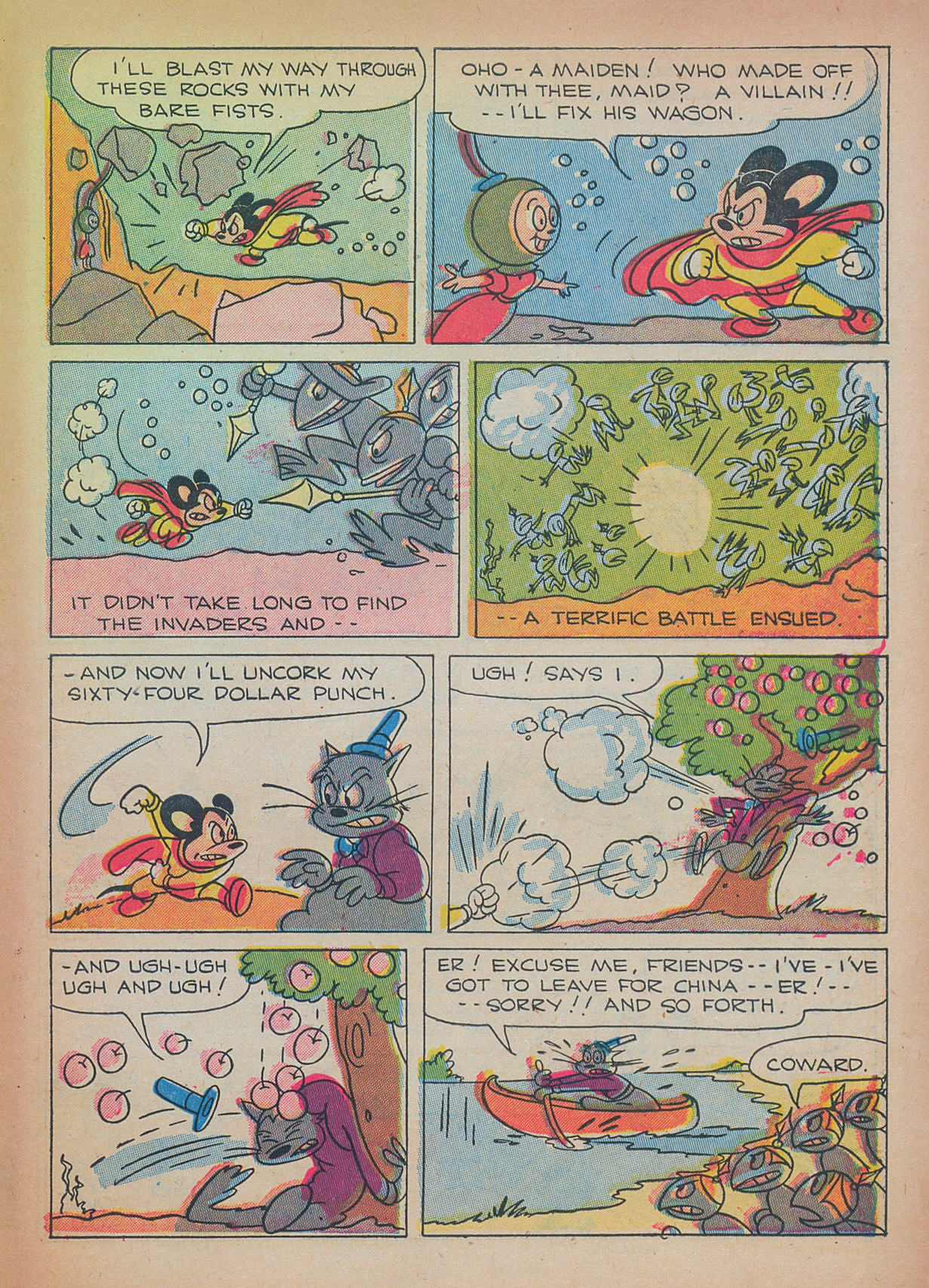 Read online Paul Terry's Mighty Mouse Comics comic -  Issue #26 - 33