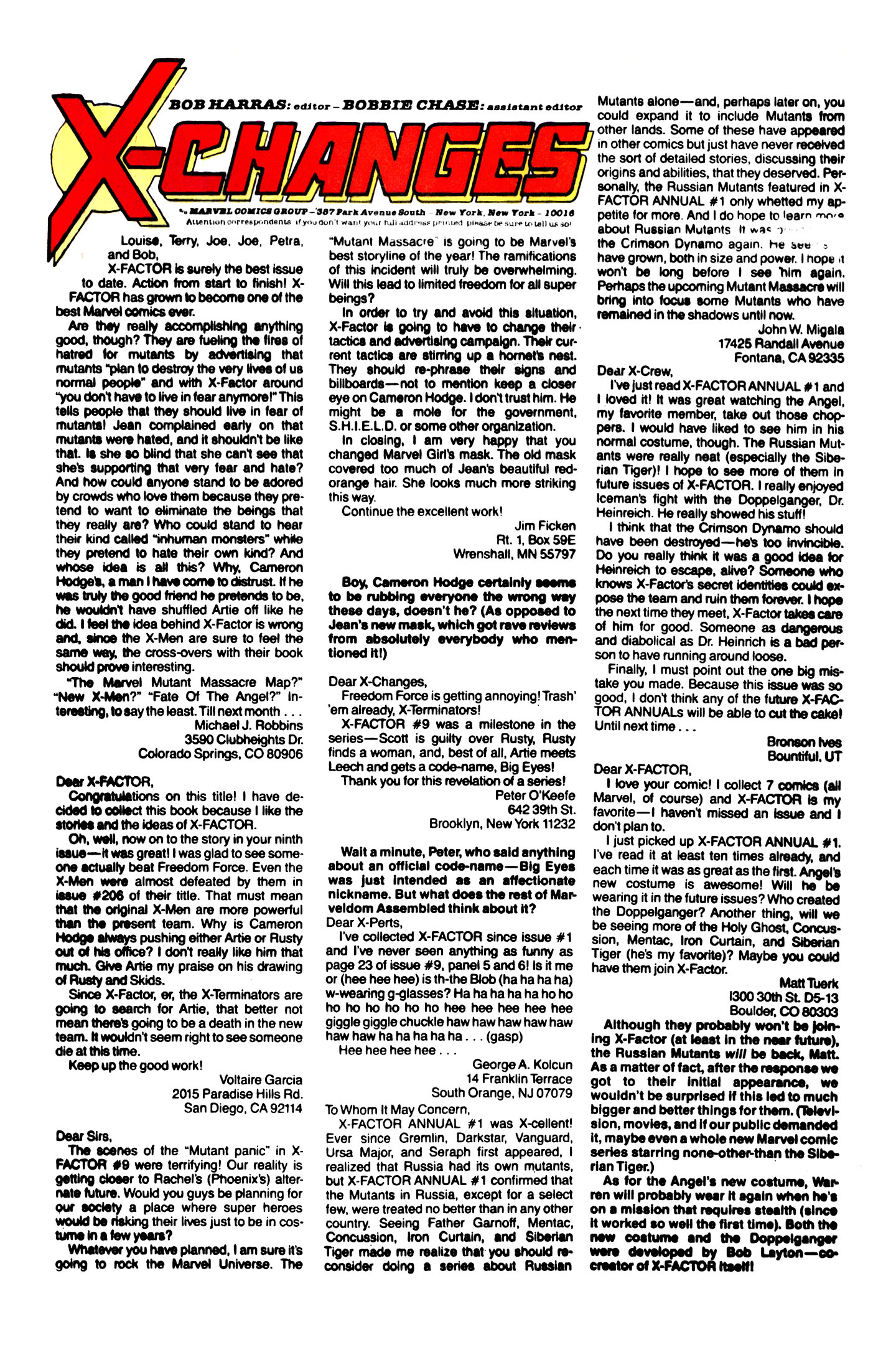 X-Factor (1986) 13 Page 25