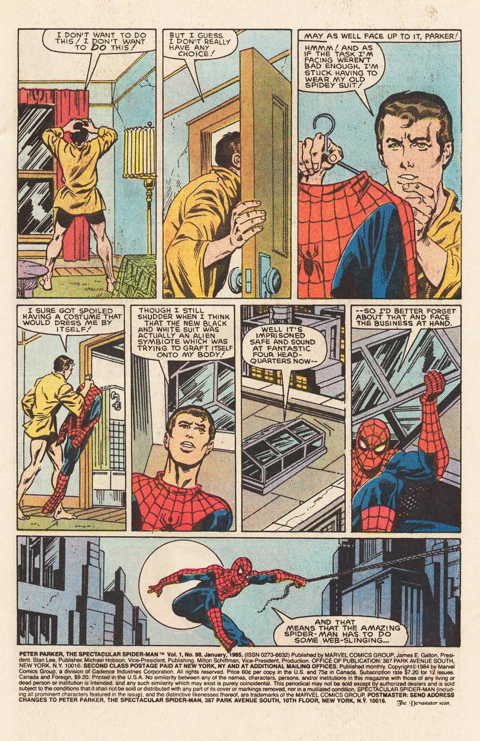 Read online The Spectacular Spider-Man (1976) comic -  Issue #98 - 2