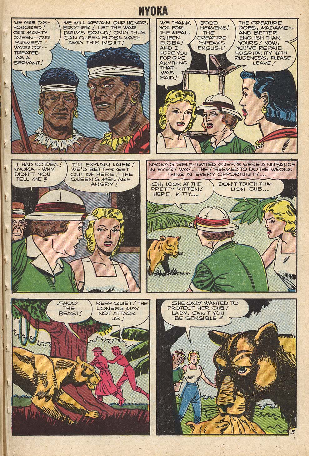 Read online Nyoka the Jungle Girl (1955) comic -  Issue #19 - 21