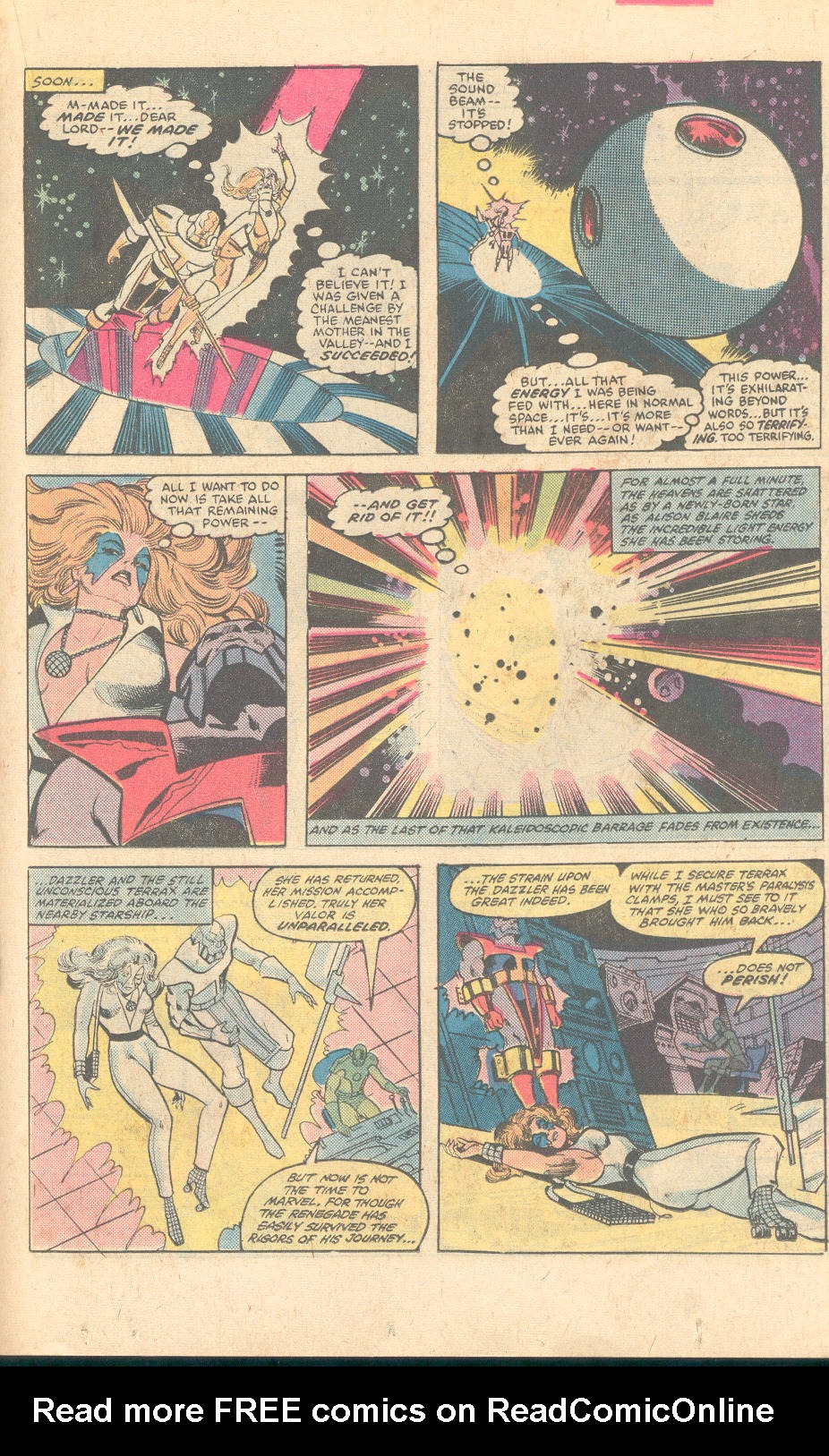 Read online Dazzler (1981) comic -  Issue #11 - 14