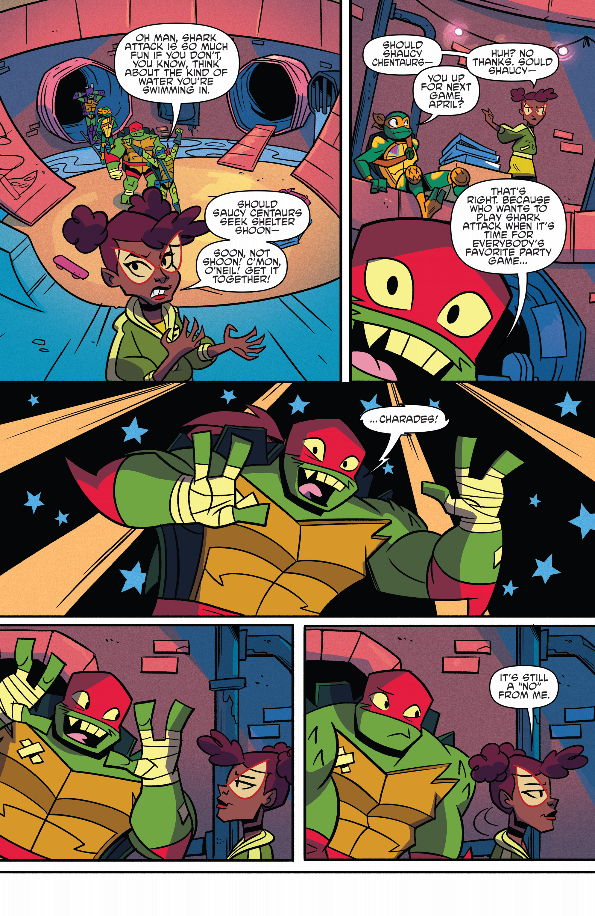 Read online Rise of the Teenage Mutant Ninja Turtles: Sound Off! comic -  Issue #1 - 9