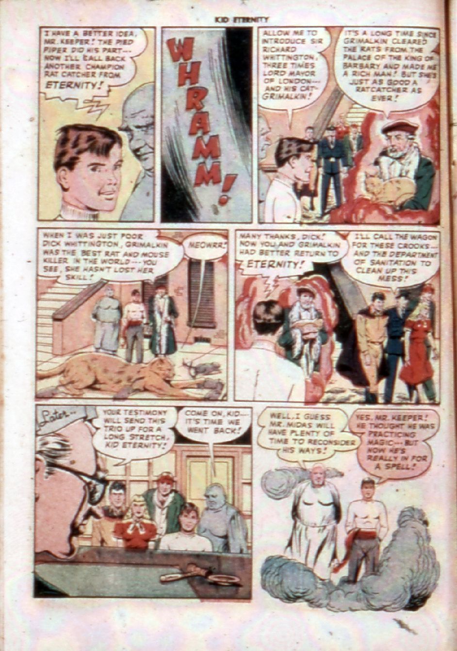 Read online Kid Eternity (1946) comic -  Issue #10 - 14