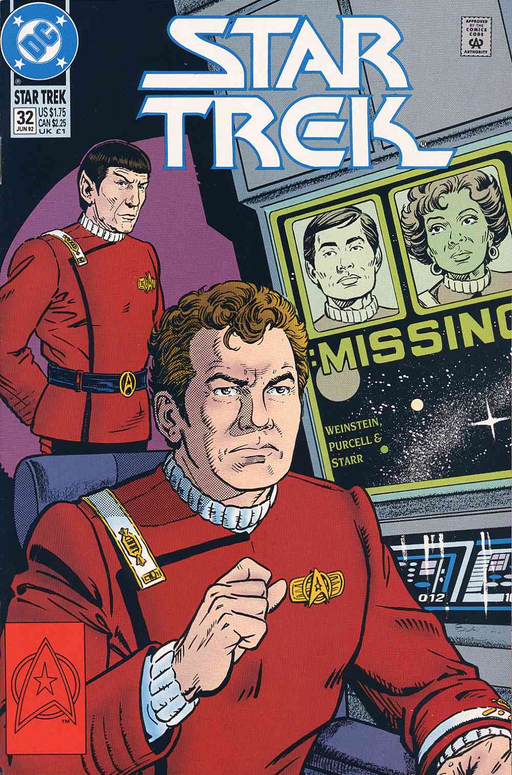 Read online Star Trek (1989) comic -  Issue #32 - 1