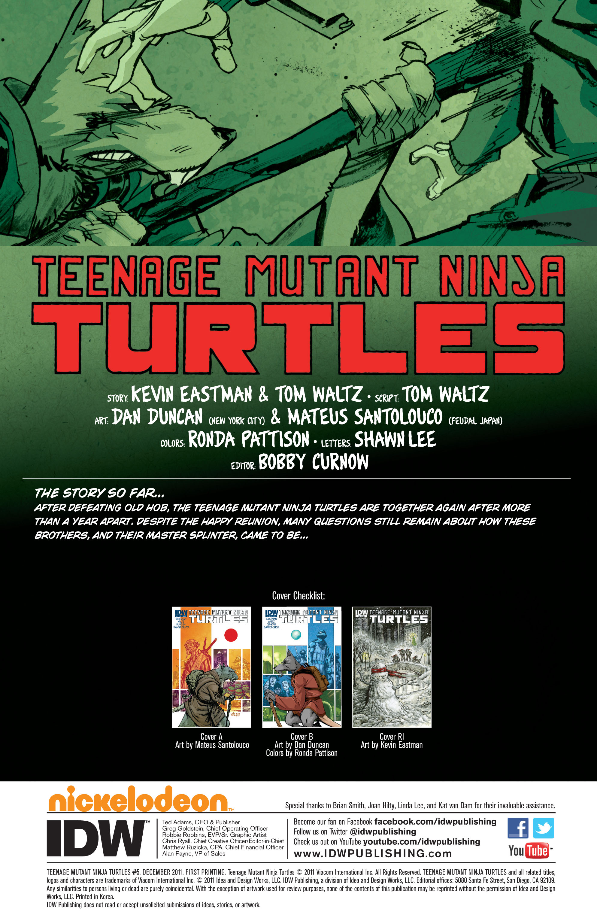 Read online Teenage Mutant Ninja Turtles (2011) comic -  Issue #5 - 4