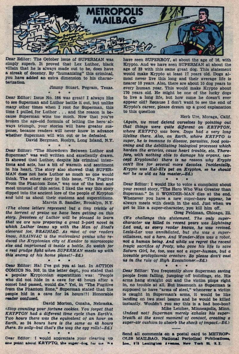 Read online Superman (1939) comic -  Issue #166 - 24