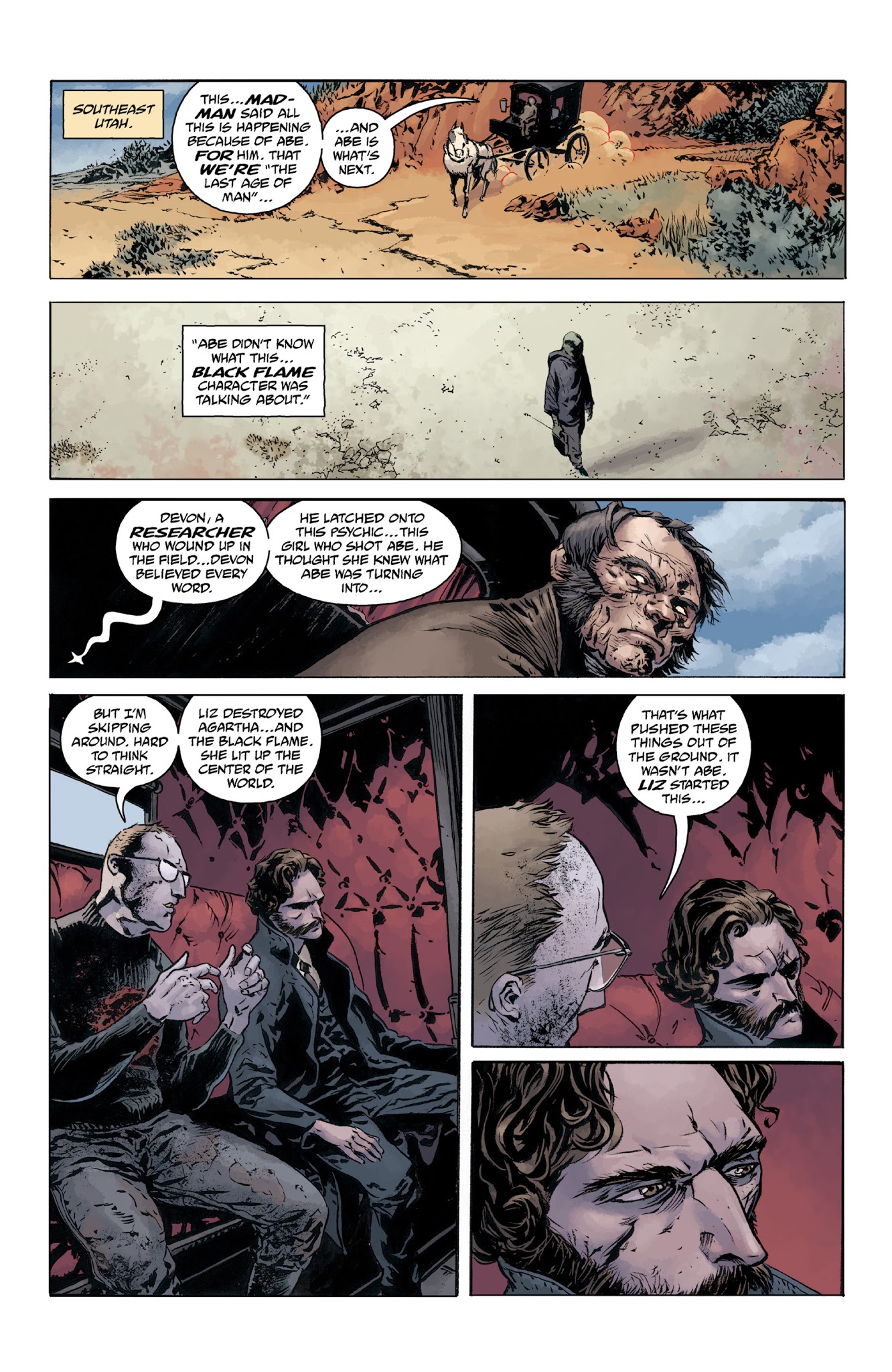 Read online Abe Sapien: Dark and Terrible and The New Race of Man comic -  Issue # TPB - 119