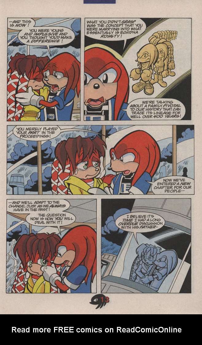 Read online Knuckles the Echidna comic -  Issue #7 - 21