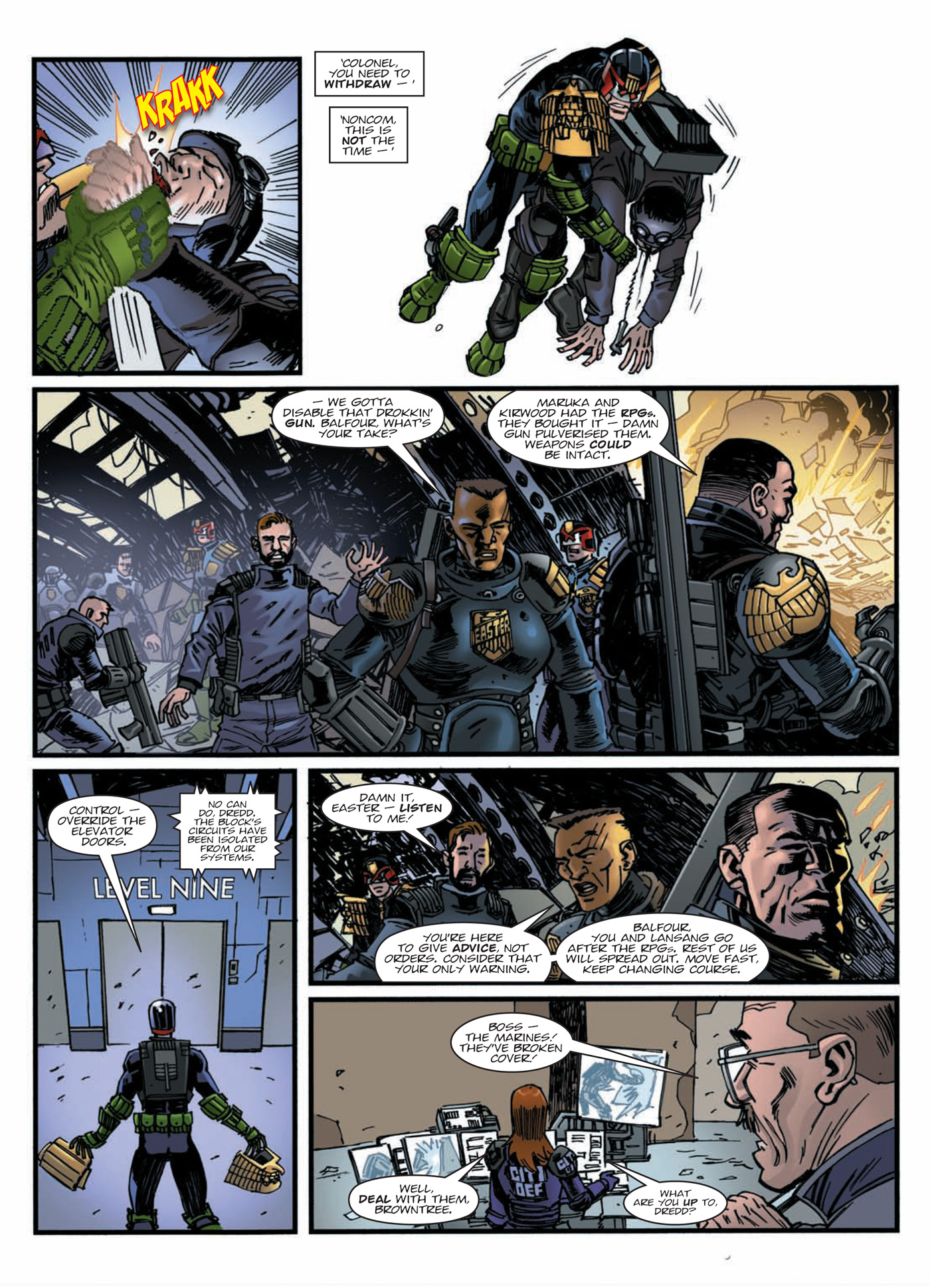 Read online Judge Dredd: Day of Chaos: Fallout comic -  Issue # TPB (Part 1) - 21