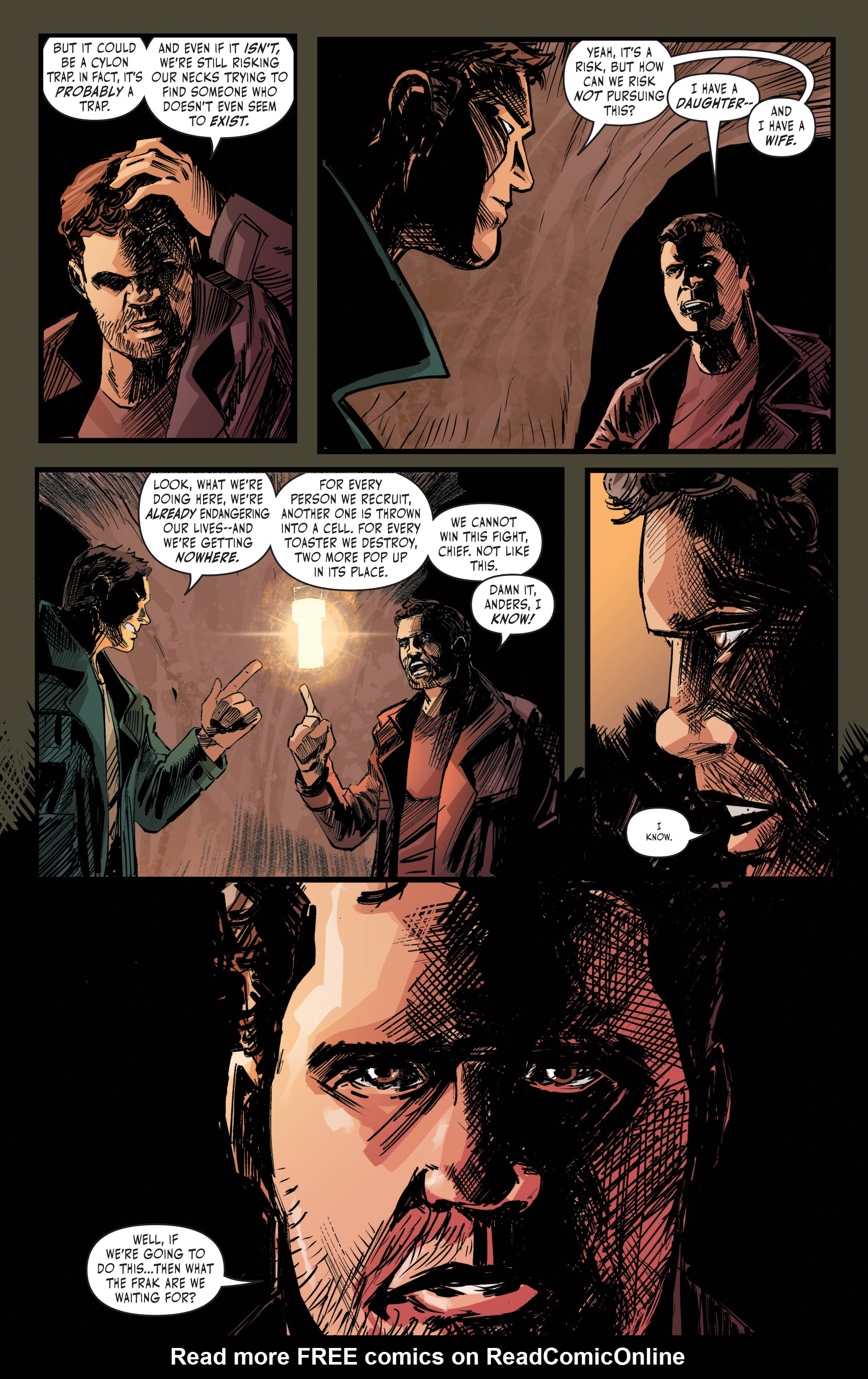 Read online Battlestar Galactica: Twilight Command comic -  Issue #1 - 16