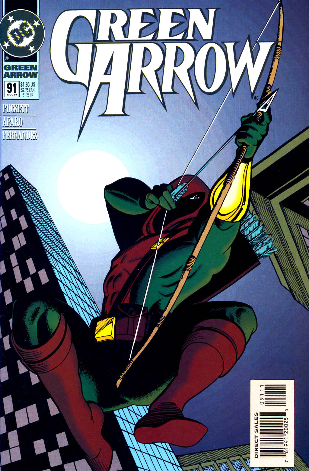 Read online Green Arrow (1988) comic -  Issue #91 - 1