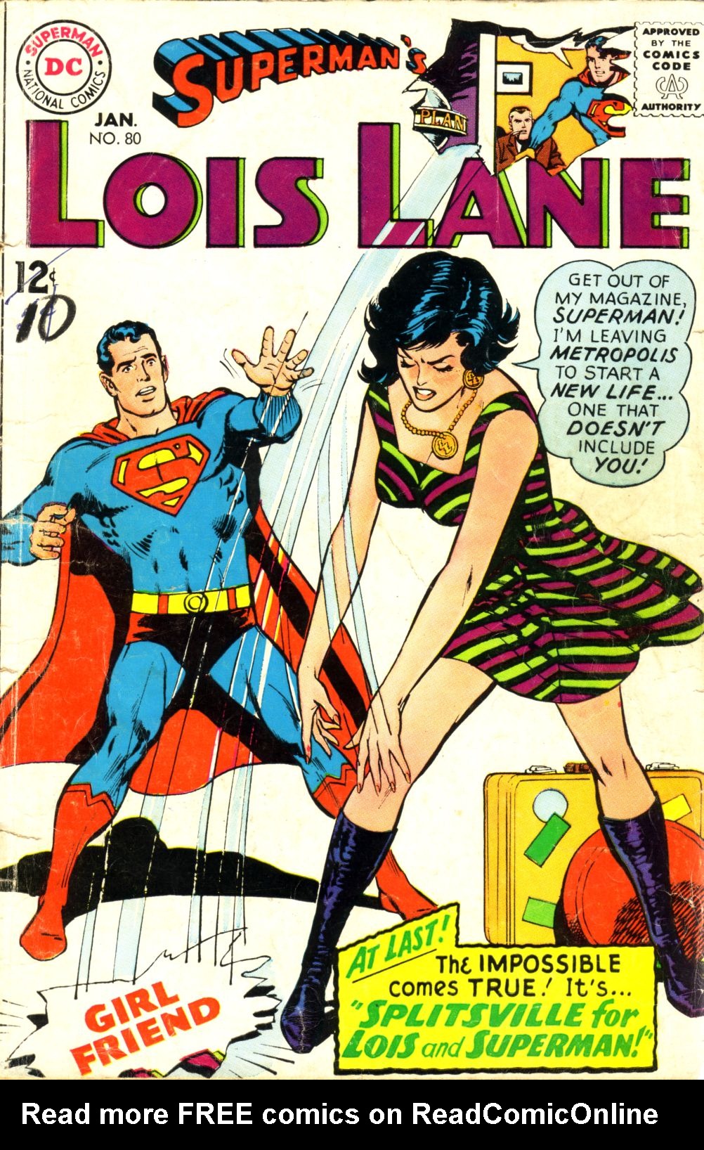 Read online Superman's Girl Friend, Lois Lane comic -  Issue #80 - 1