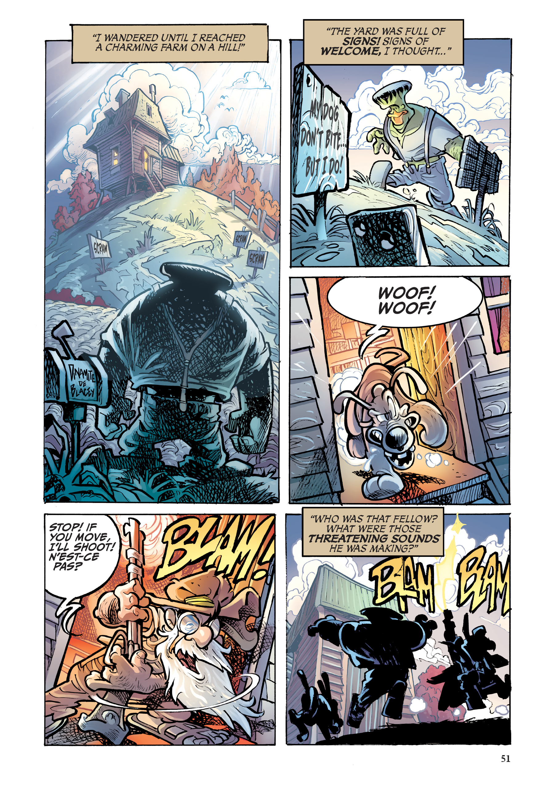 Read online Disney Frankenstein, Starring Donald Duck comic -  Issue # TPB - 51