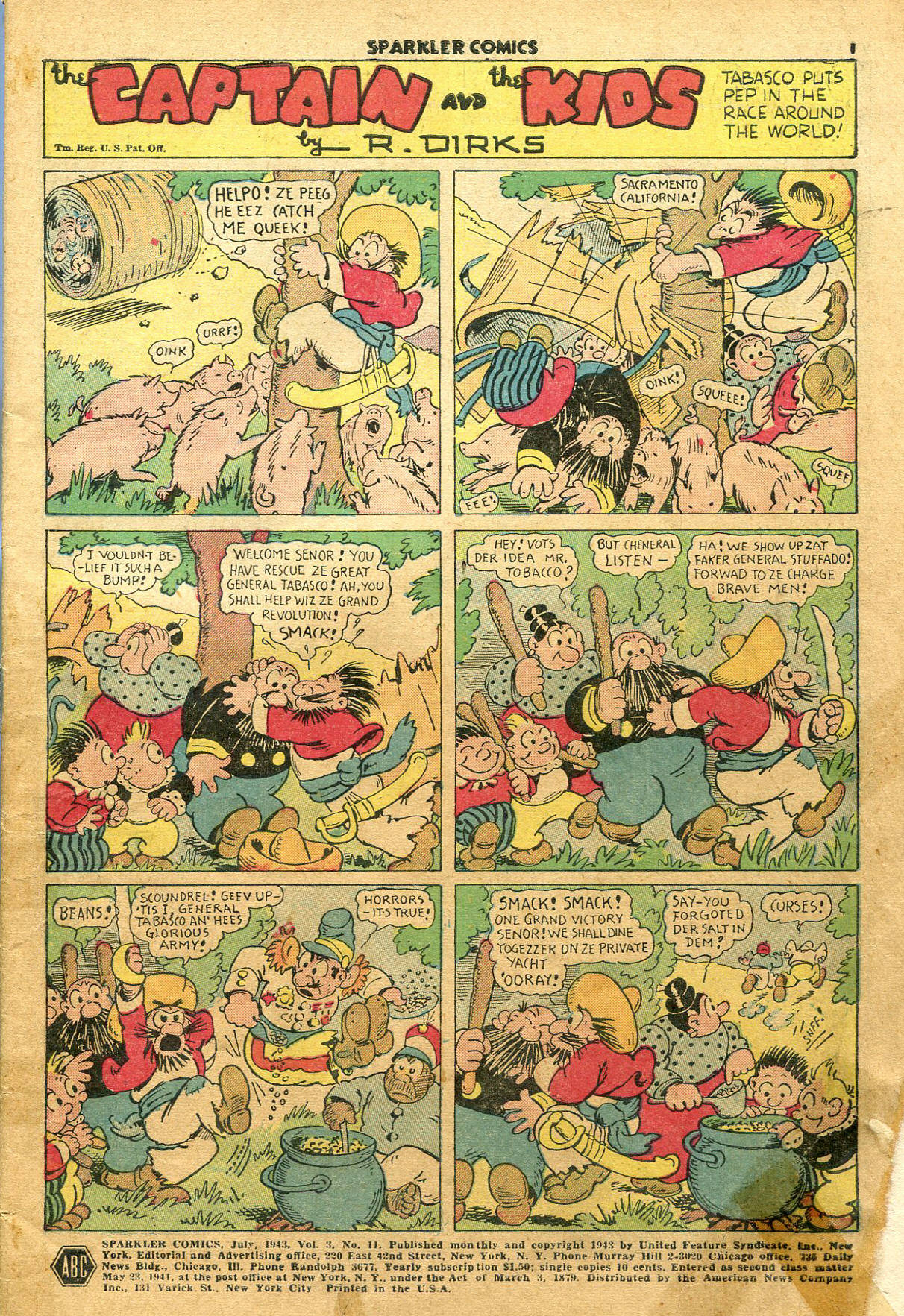 Read online Sparkler Comics comic -  Issue #23 - 3