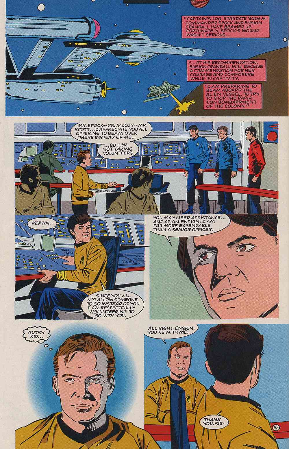 Read online Star Trek (1989) comic -  Issue #60 - 17