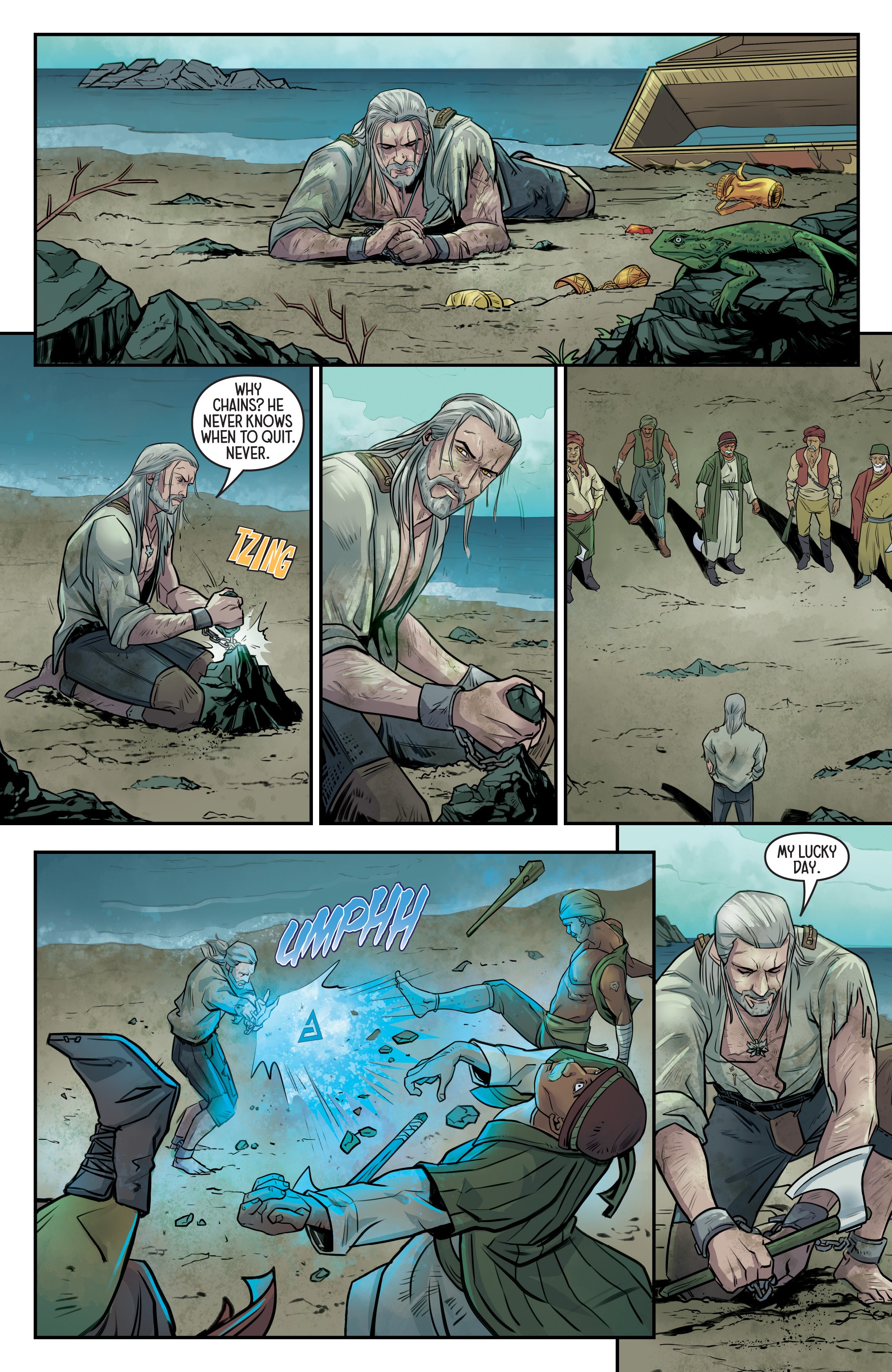 Read online The Witcher: Of Flesh and Flame comic -  Issue #4 - 9