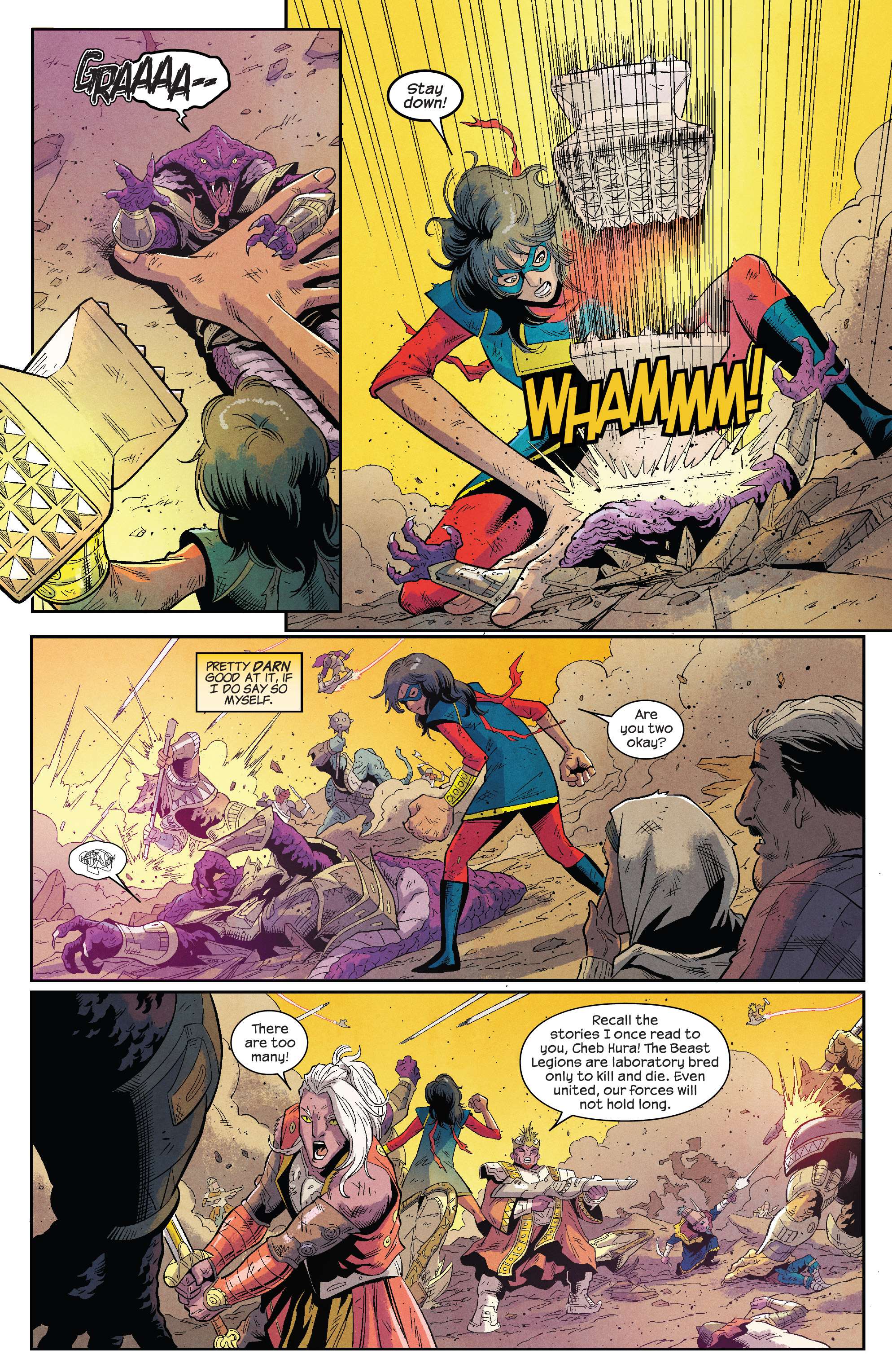 Read online Magnificent Ms. Marvel comic -  Issue #5 - 6