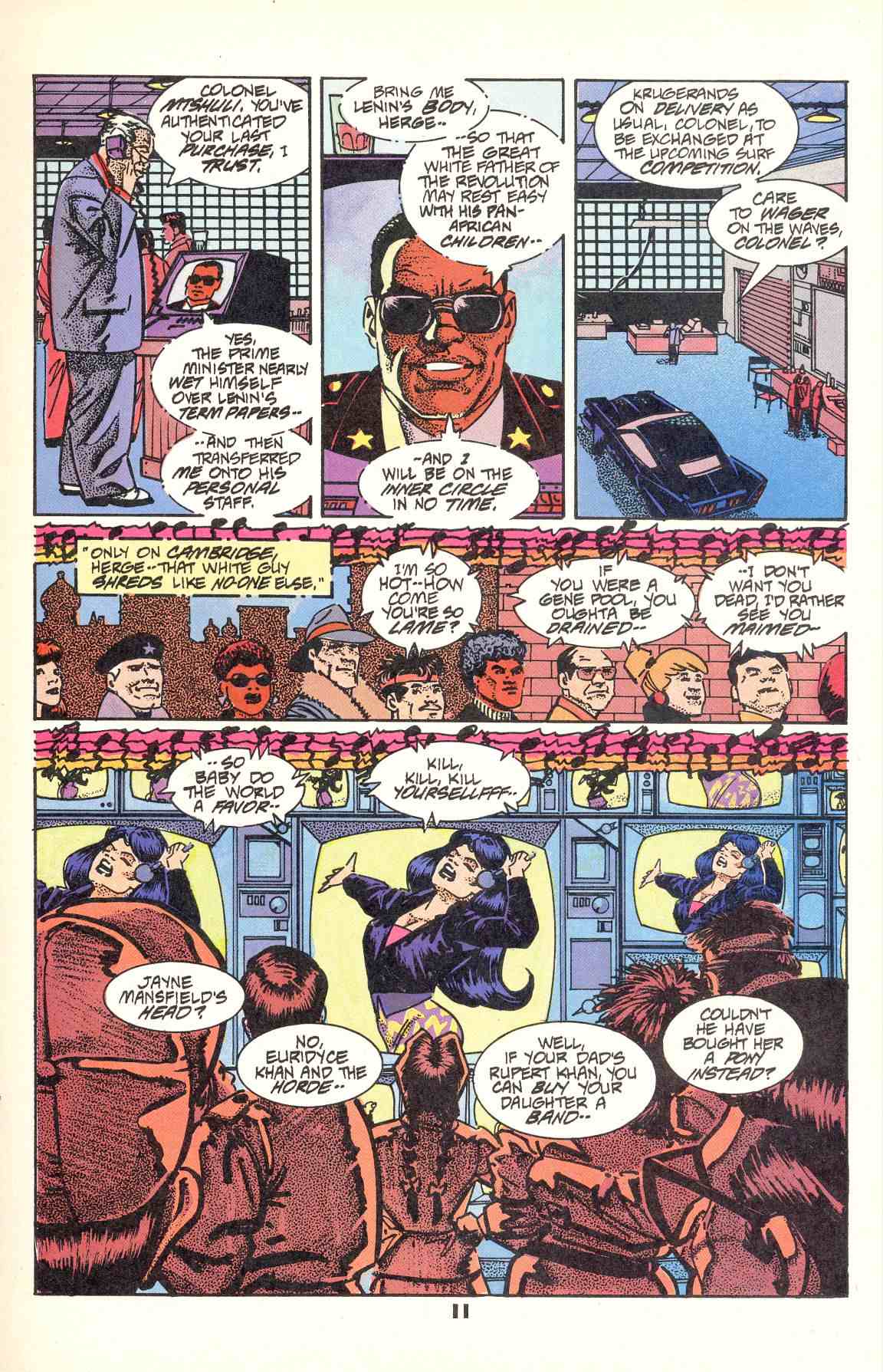 Read online Howard Chaykin's American Flagg comic -  Issue #5 - 12