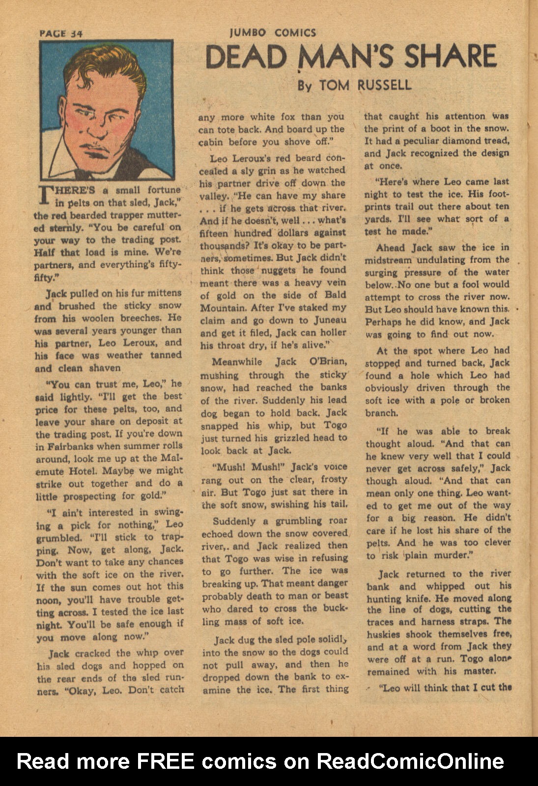 Read online Jumbo Comics comic -  Issue #36 - 36