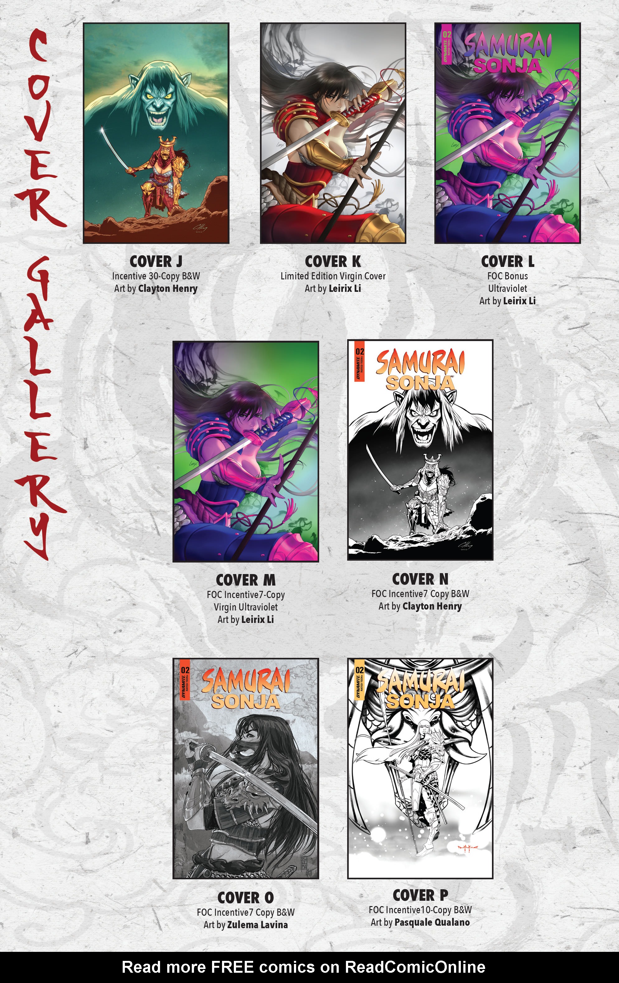 Read online Samurai Sonja comic -  Issue #2 - 31