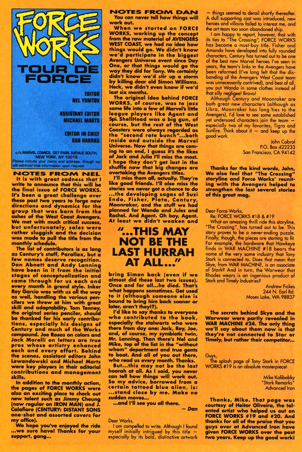 Read online Force Works comic -  Issue #22 - 25