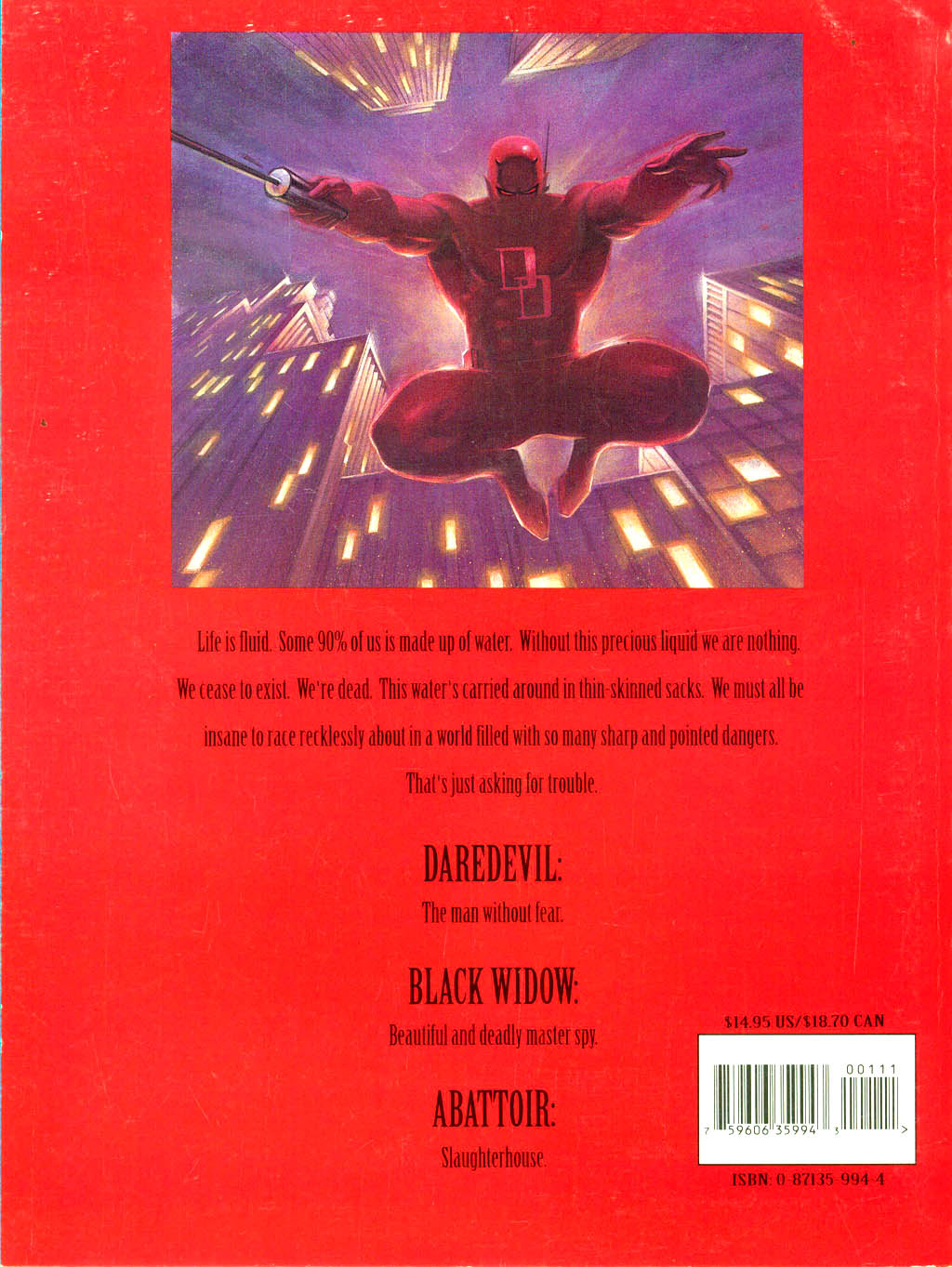 Read online Marvel Graphic Novel comic -  Issue #75 - Daredevil Black Widow - Abattoir - 64