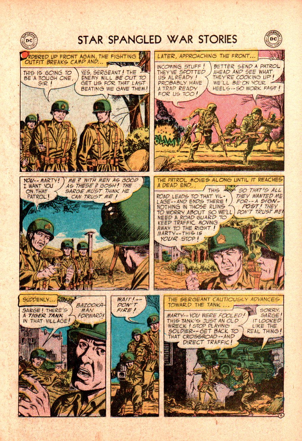 Read online Star Spangled War Stories (1952) comic -  Issue #42 - 13