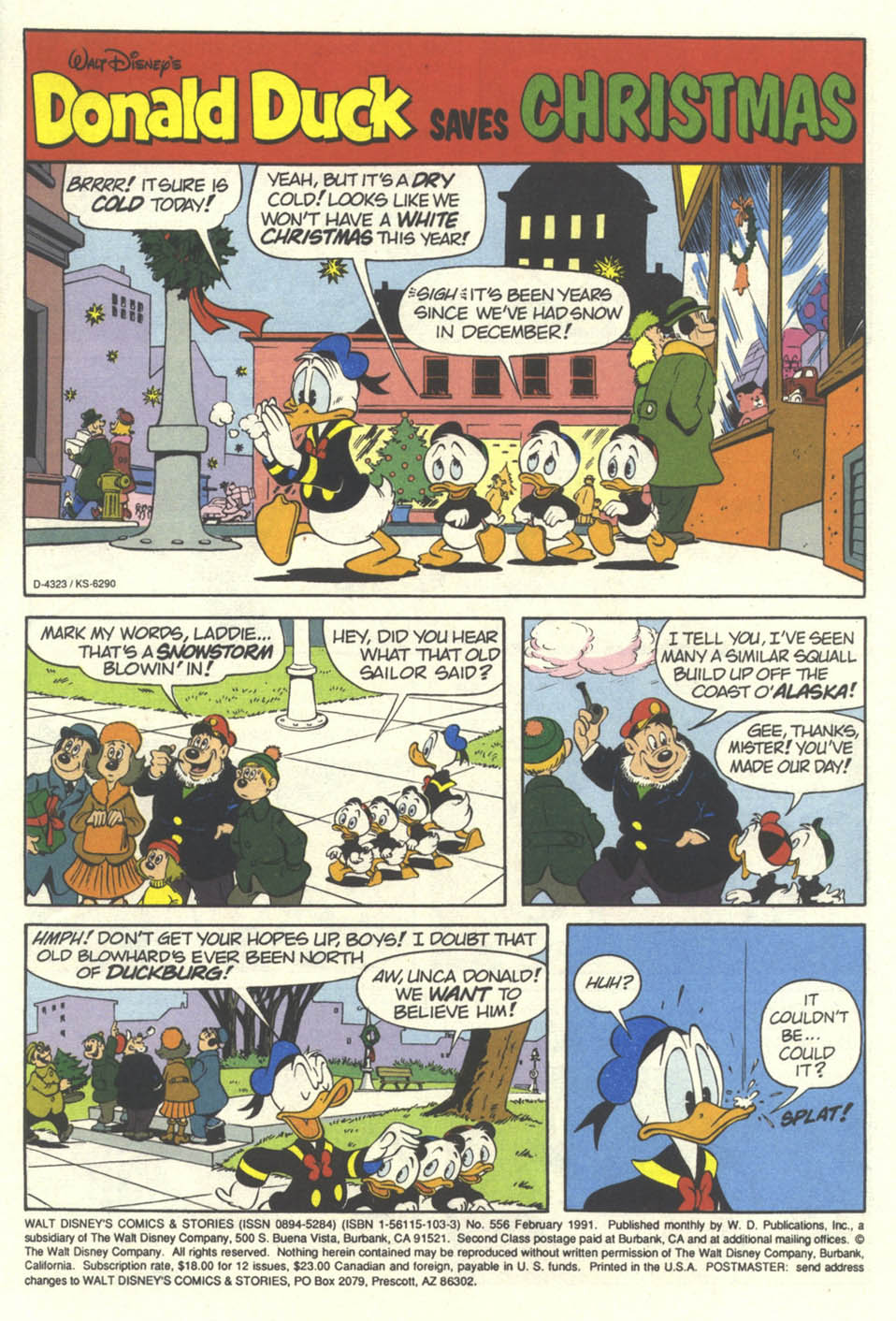 Read online Walt Disney's Comics and Stories comic -  Issue #556 - 3