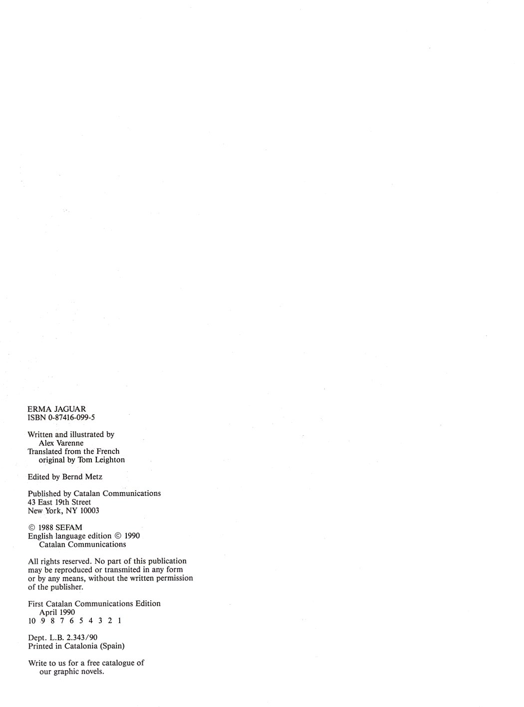 Read online Erma Jaguar comic -  Issue #1 - 4