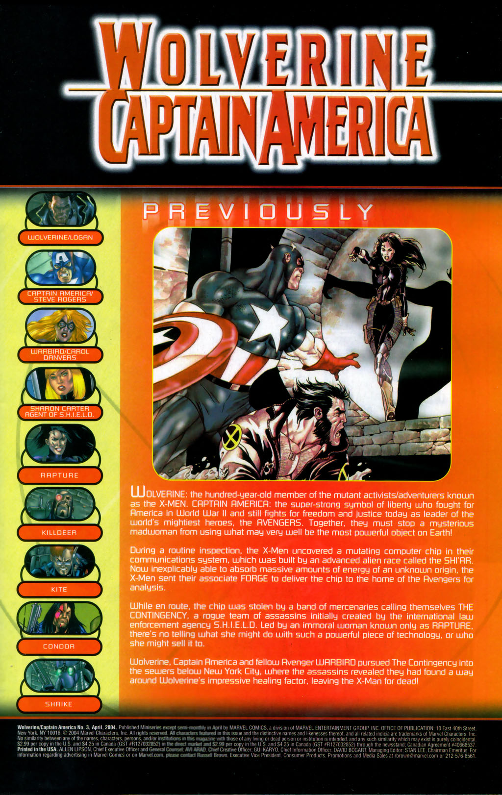 Read online Wolverine/Captain America comic -  Issue #3 - 2