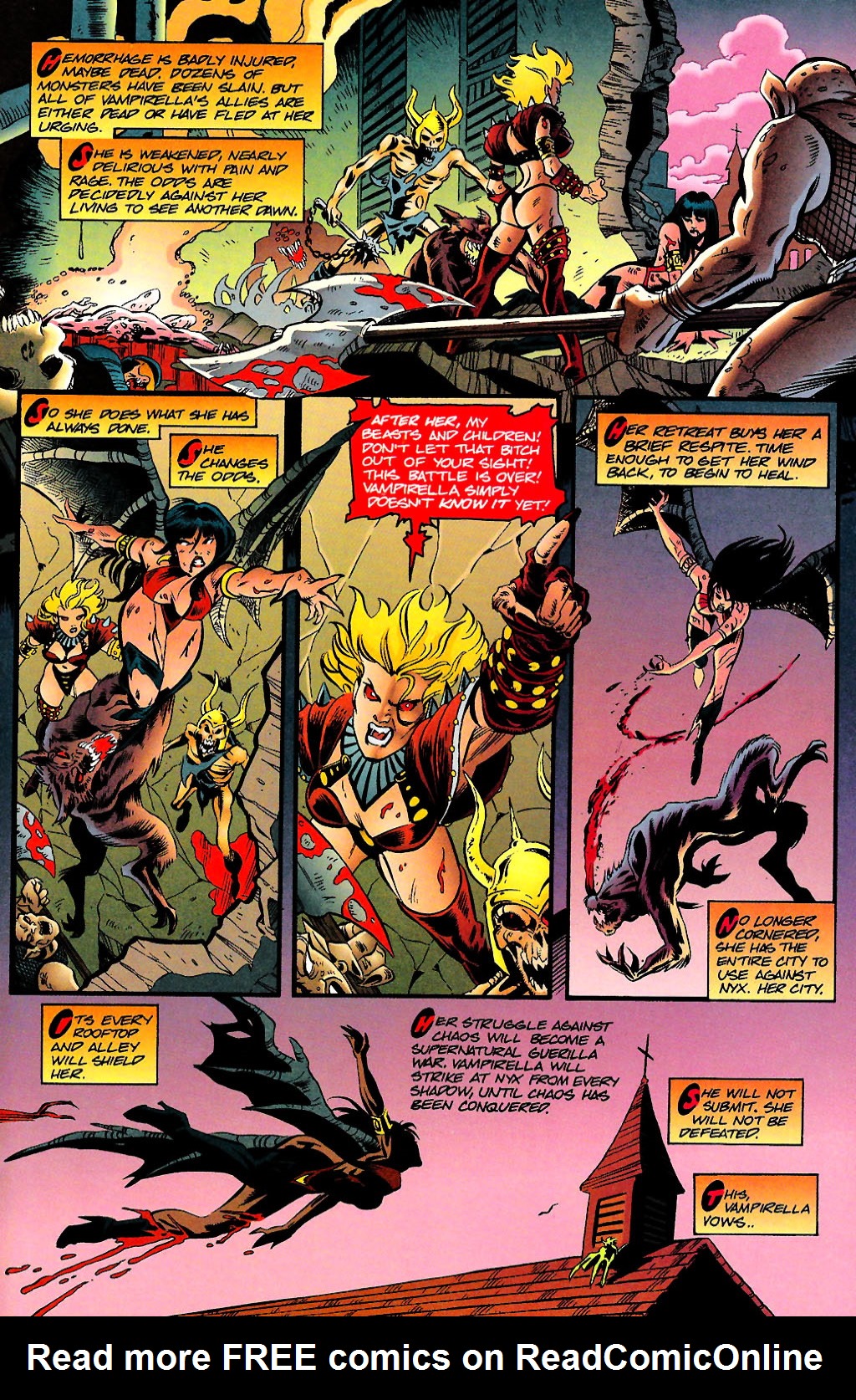 Read online Vampirella: Death & Destruction comic -  Issue # _TPB - 98