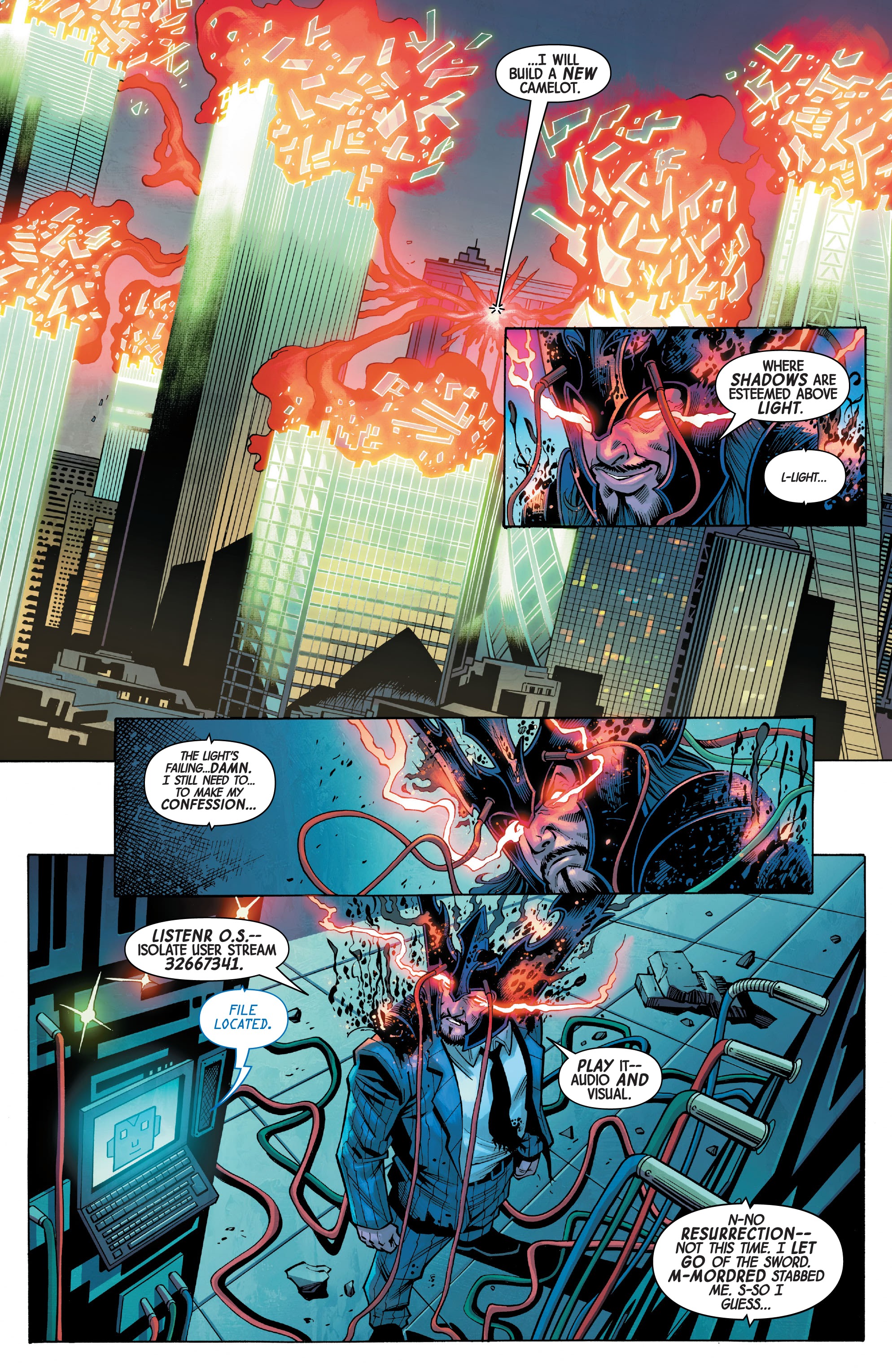 Read online Black Knight: Curse Of The Ebony Blade comic -  Issue #5 - 6