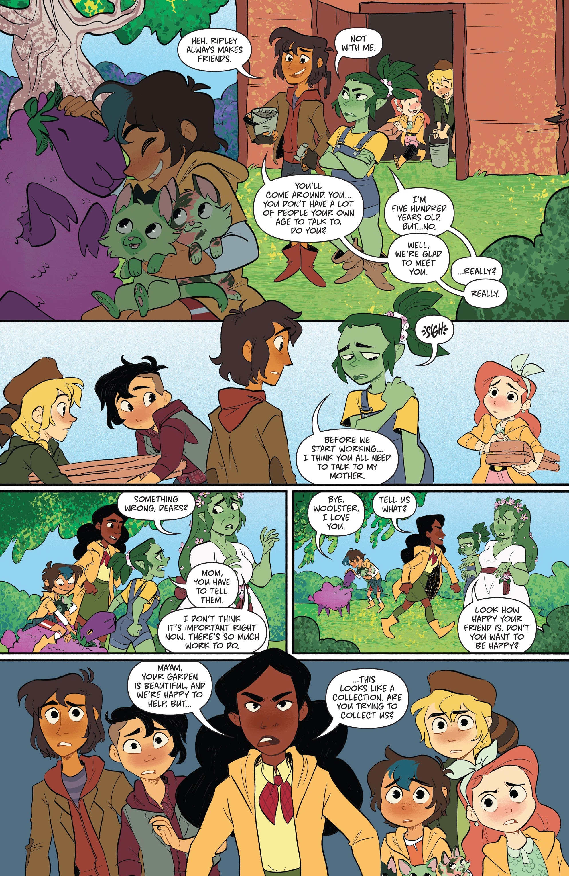 Read online Lumberjanes: Somewhere That's Green comic -  Issue # Full - 29