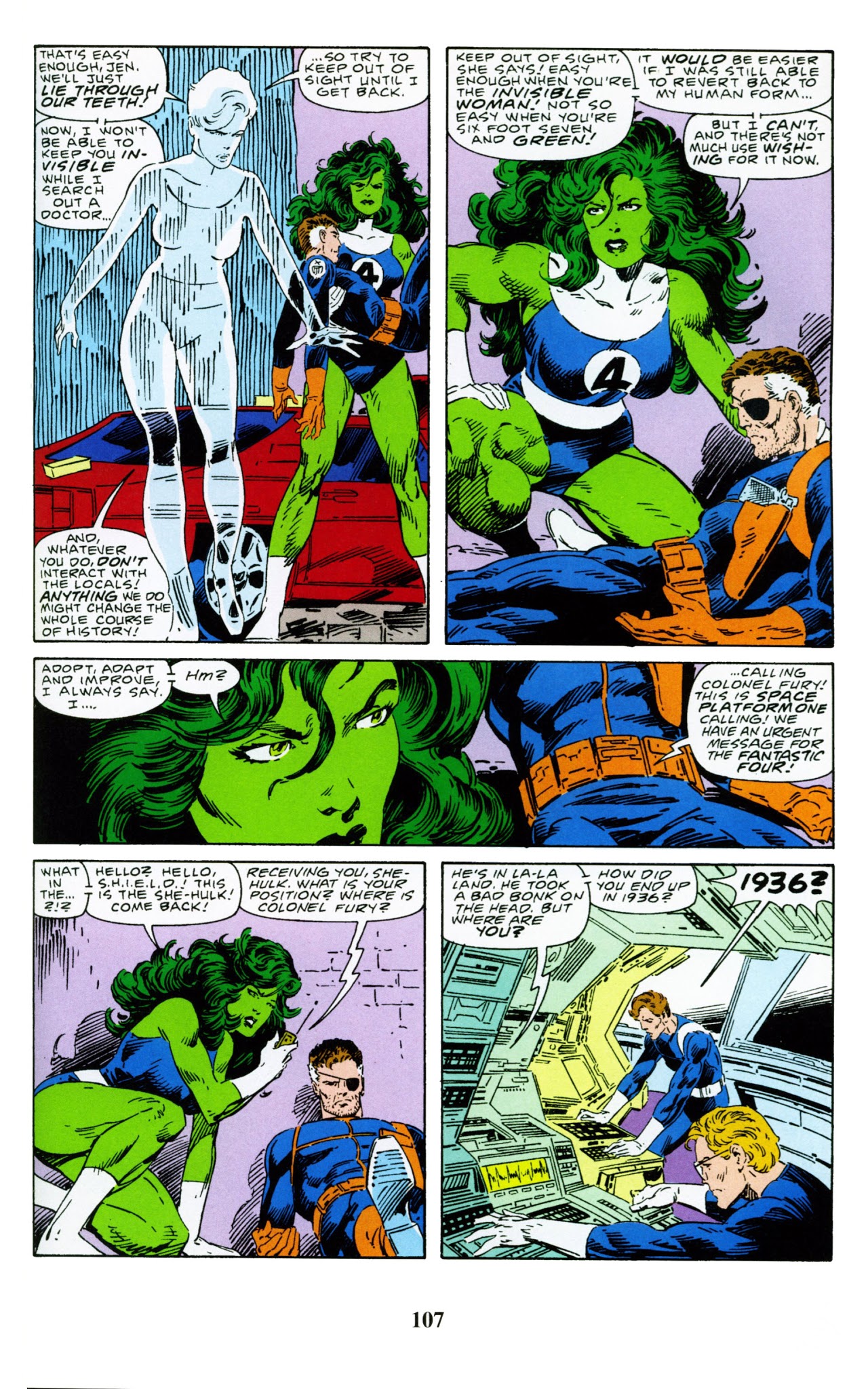 Read online Fantastic Four Visionaries: John Byrne comic -  Issue # TPB 8 - 108