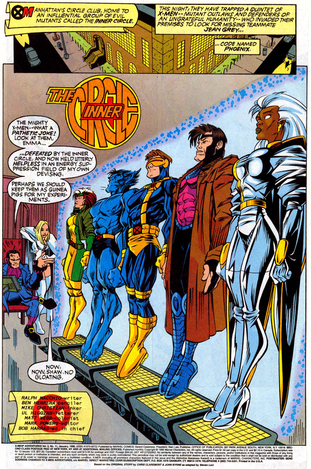 Read online X-Men Adventures (1995) comic -  Issue #11 - 2