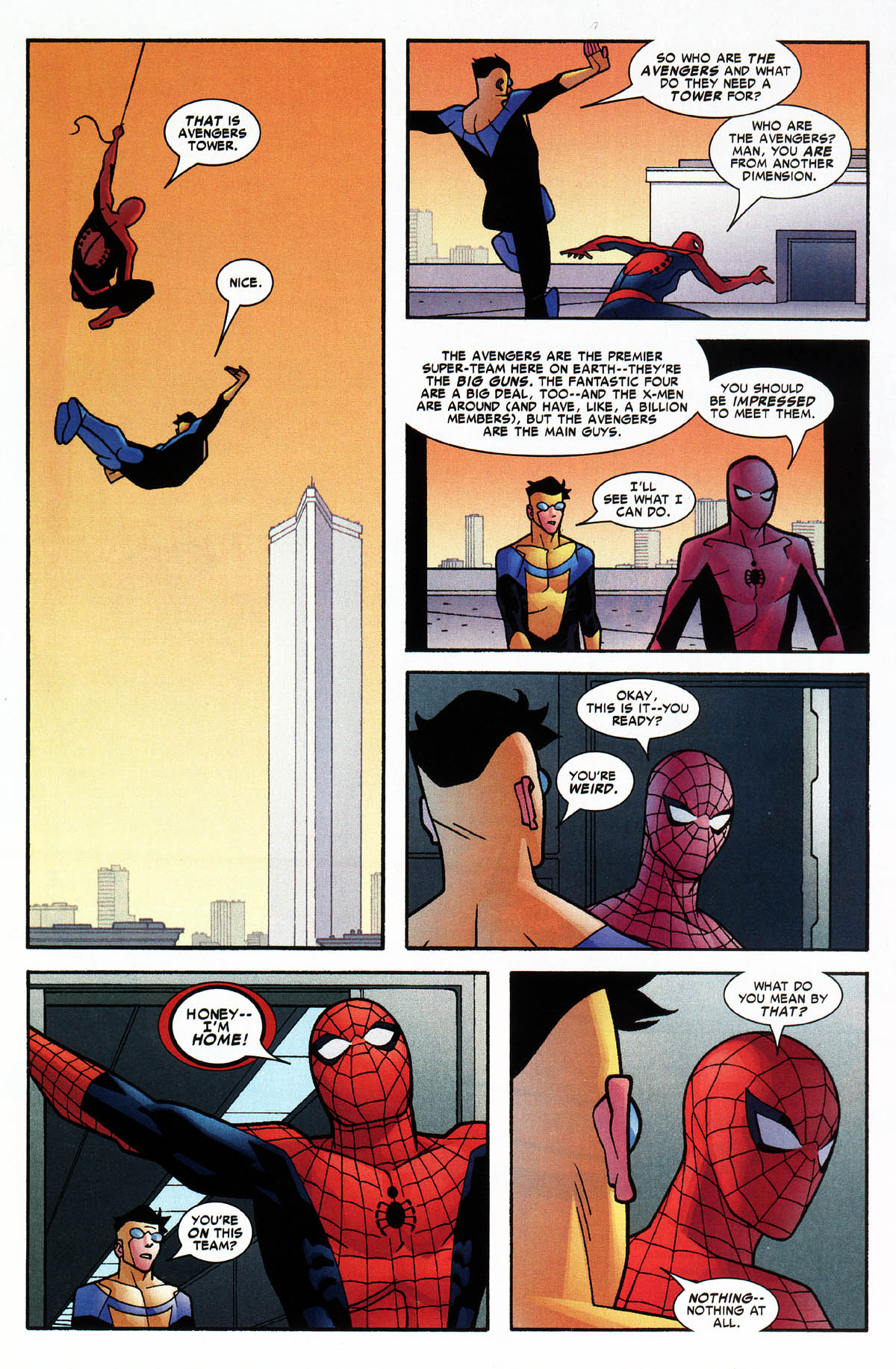 Invincible spider man crossover read online