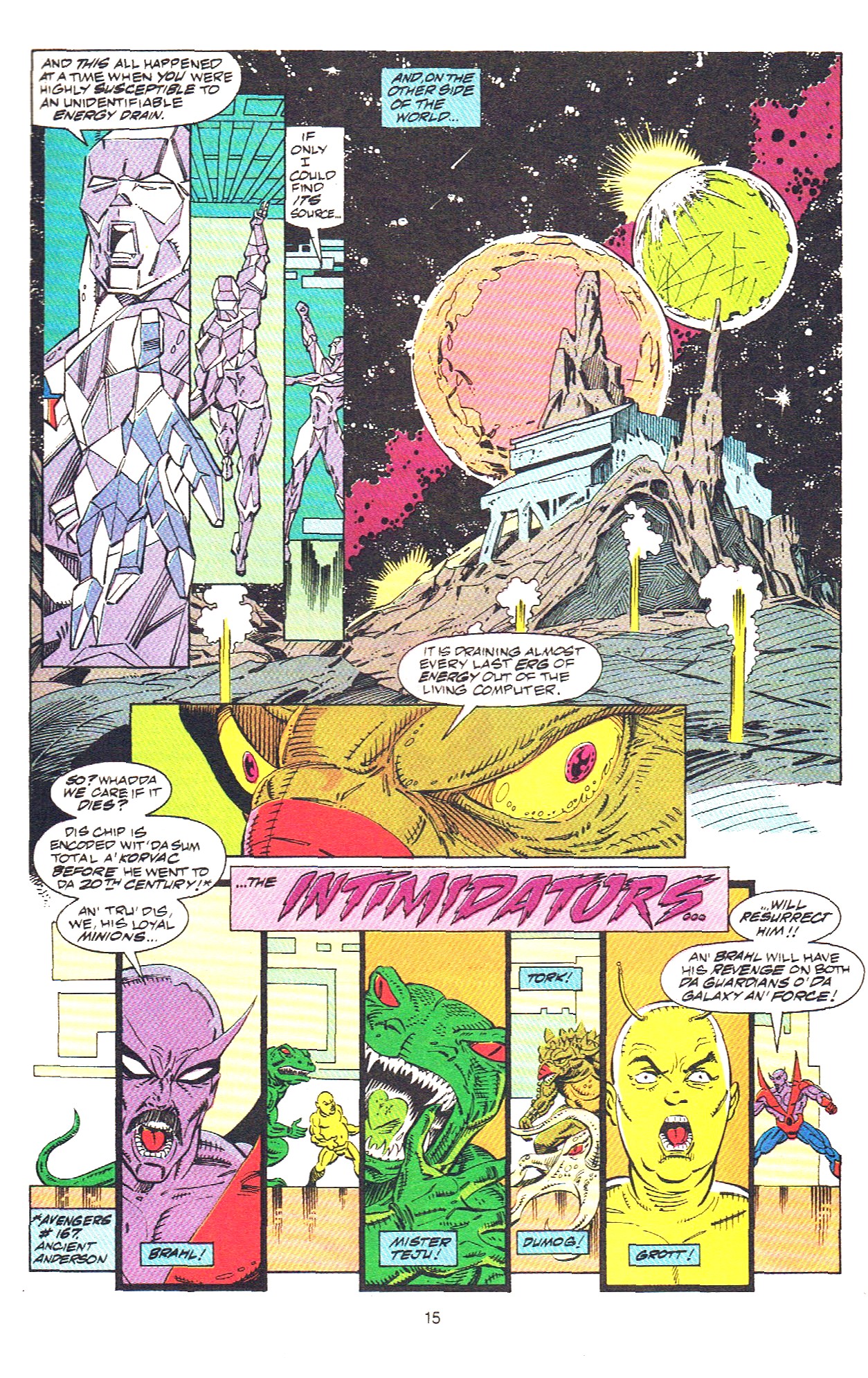 Read online Guardians of the Galaxy (1990) comic -  Issue # _Annual 2 - 16