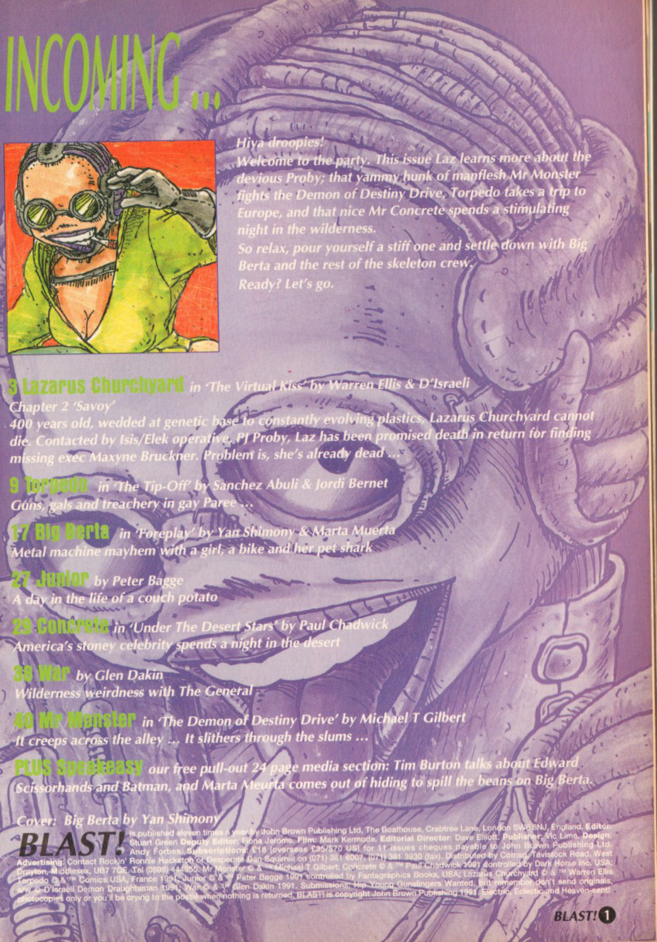 Read online Blast (1991) comic -  Issue #2 - 3
