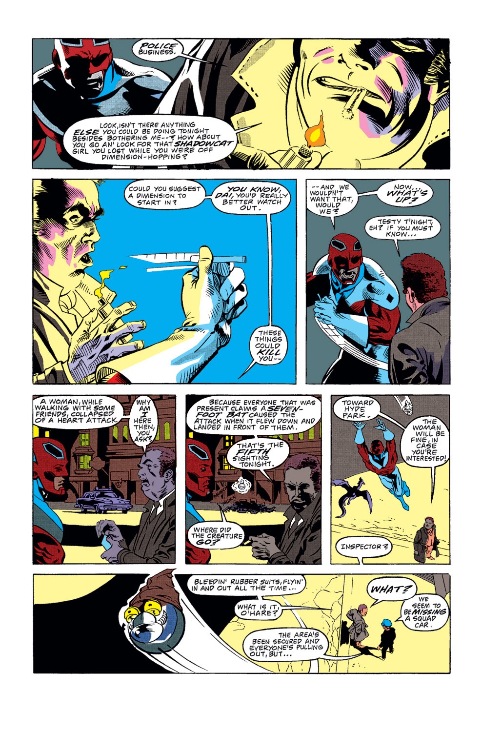 Read online Excalibur (1988) comic -  Issue #30 - 7
