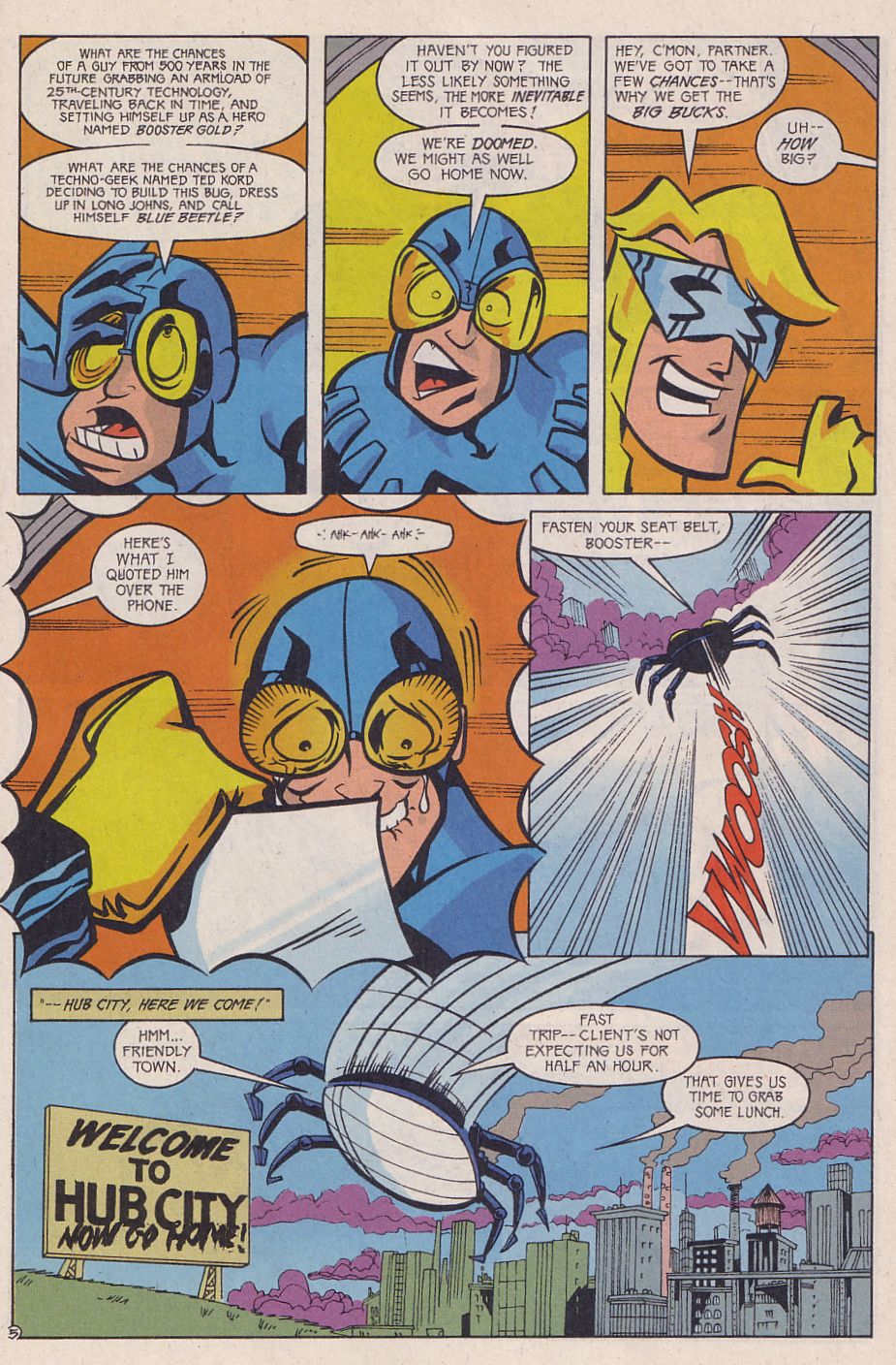 Read online Adventures in the DC Universe comic -  Issue #8 - 6