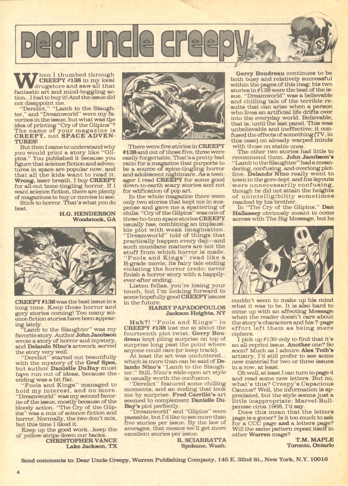 Read online Creepy (1964) comic -  Issue #141 - 4